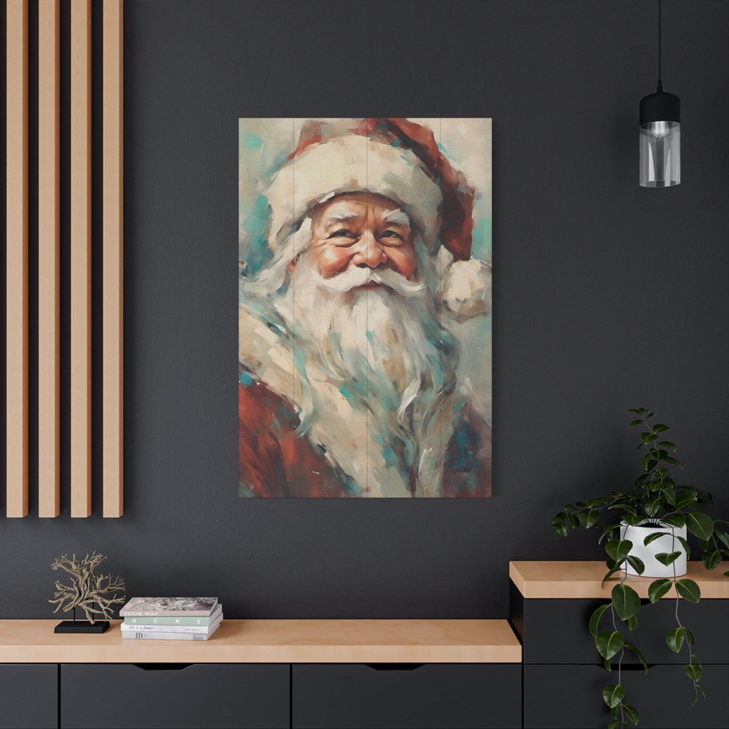 Santa Claus Painting Wall Art & Canvas Prints