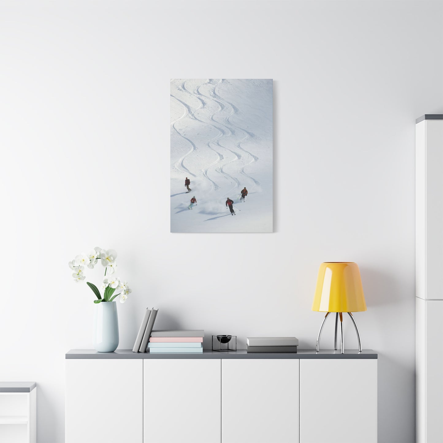 The Four Skiers Wall Art & Canvas Prints