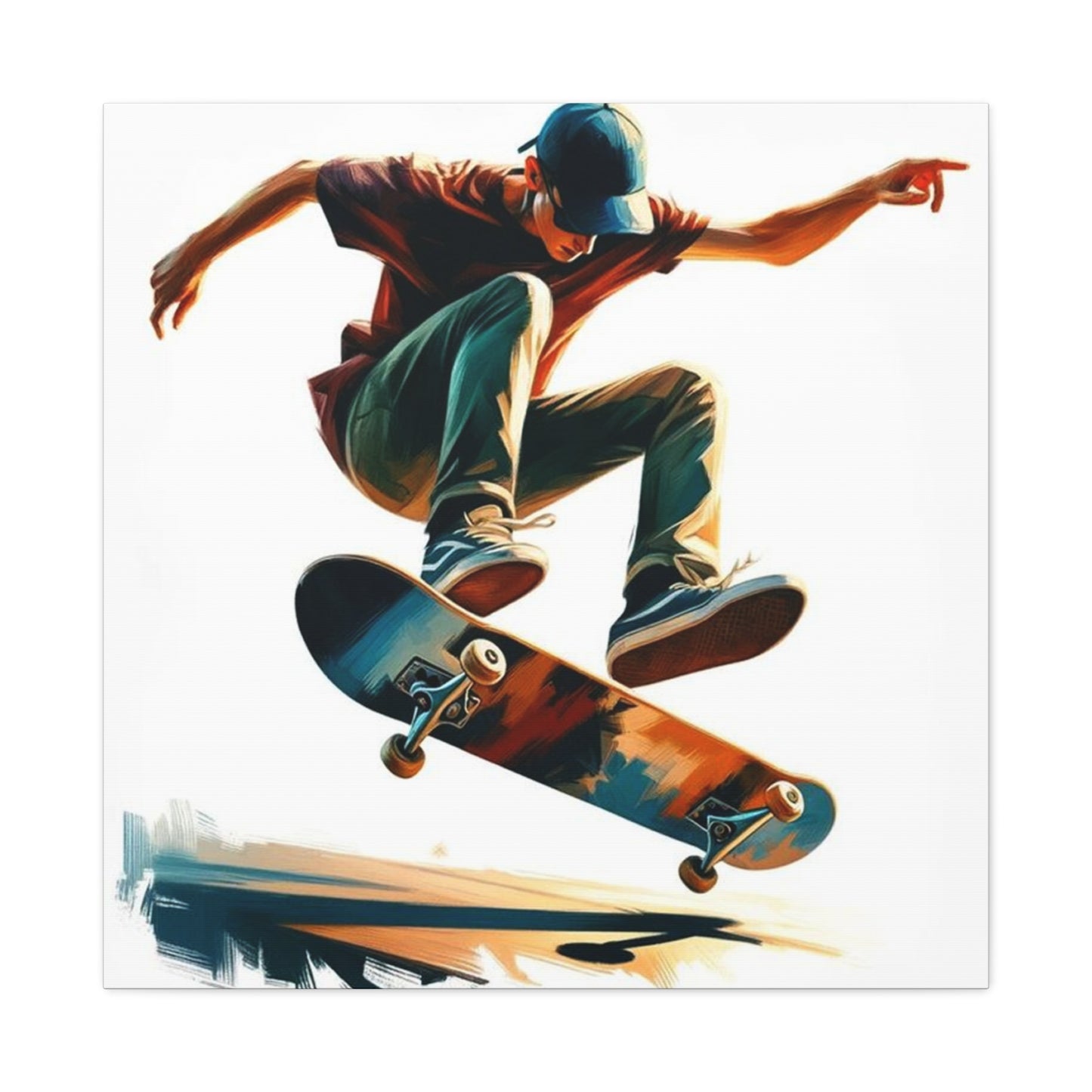 Skateboard Graffiti Wall Art & Canvas Prints