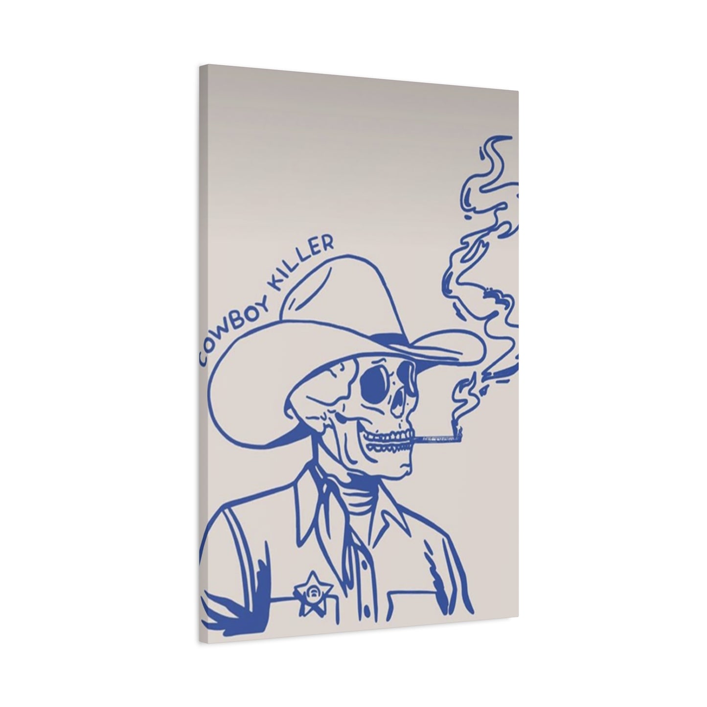 Cowboy Killer Sketch Wall Art & Canvas Prints