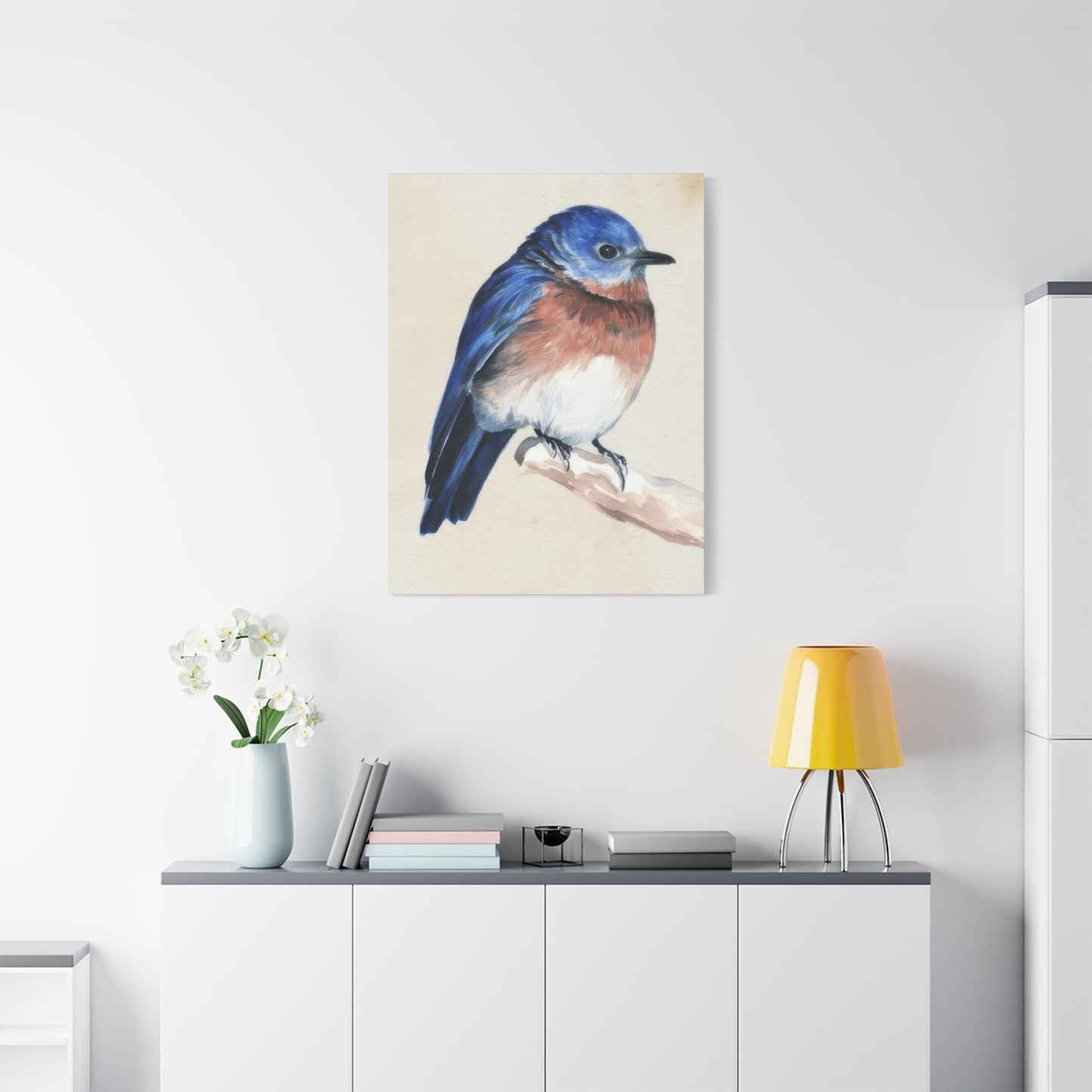 Jennifer Paxton Parker Little Bird On Branch 1 Wall Art & Canvas Prints