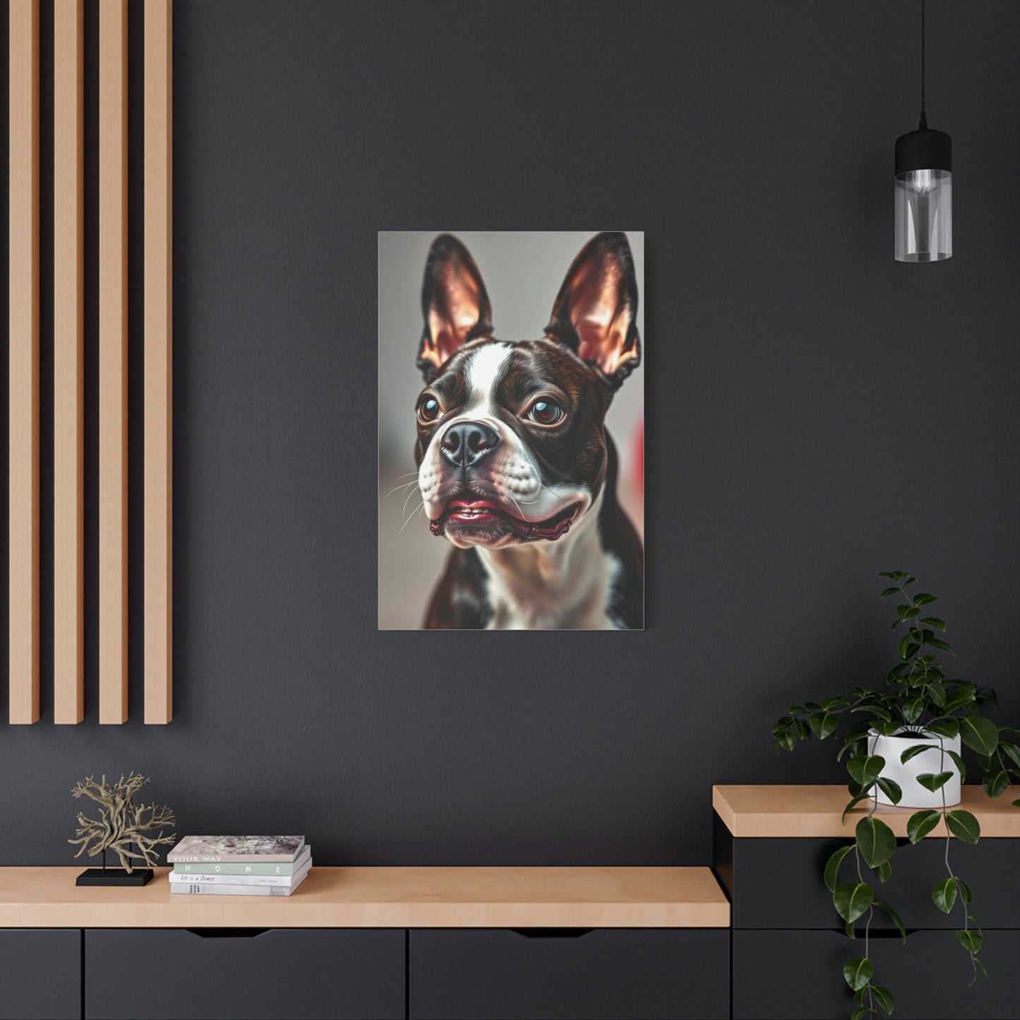 Vision Boston Terrier Art Art Wall Art & Canvas Print