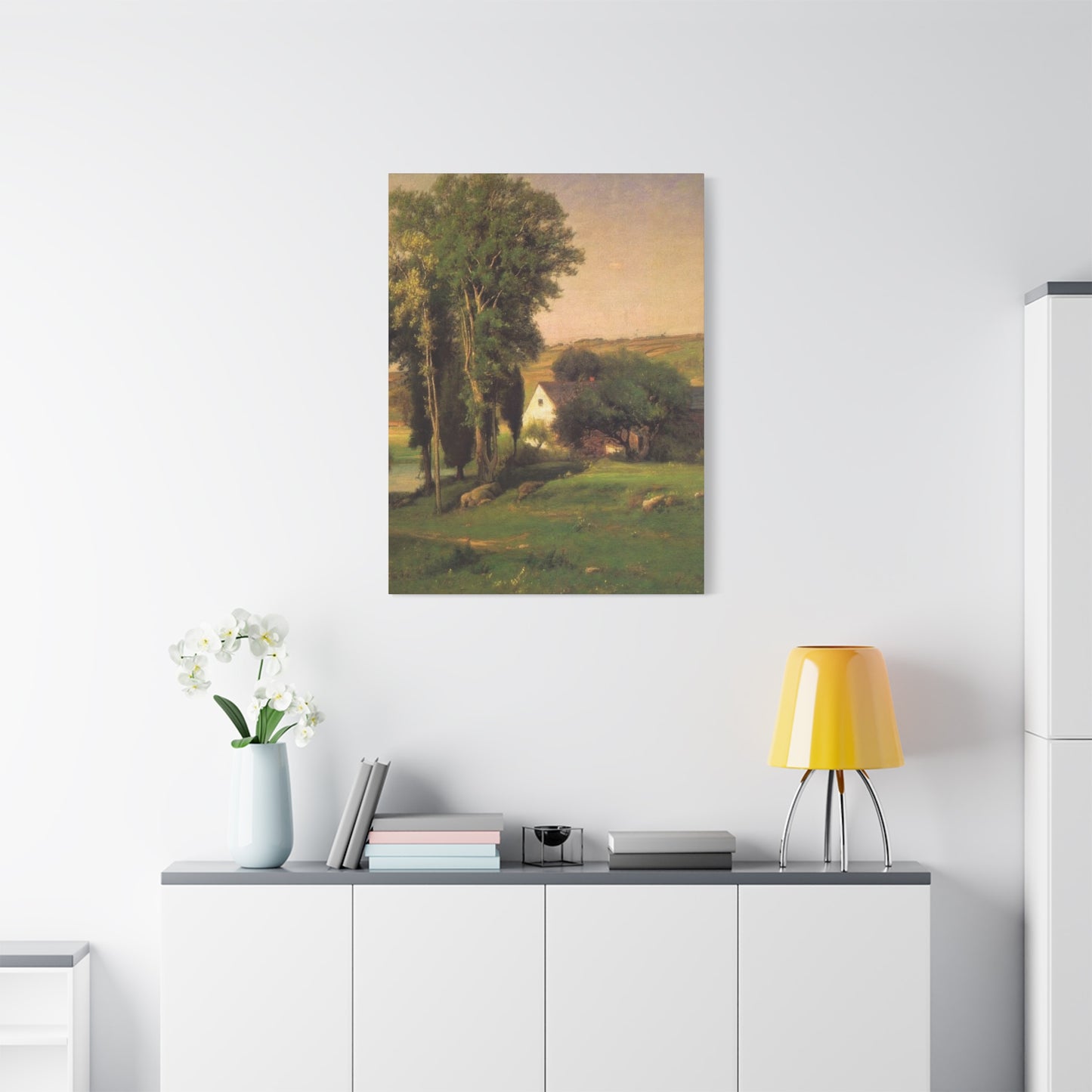 Old Homestead George Inness Wall Art & Canvas Prints