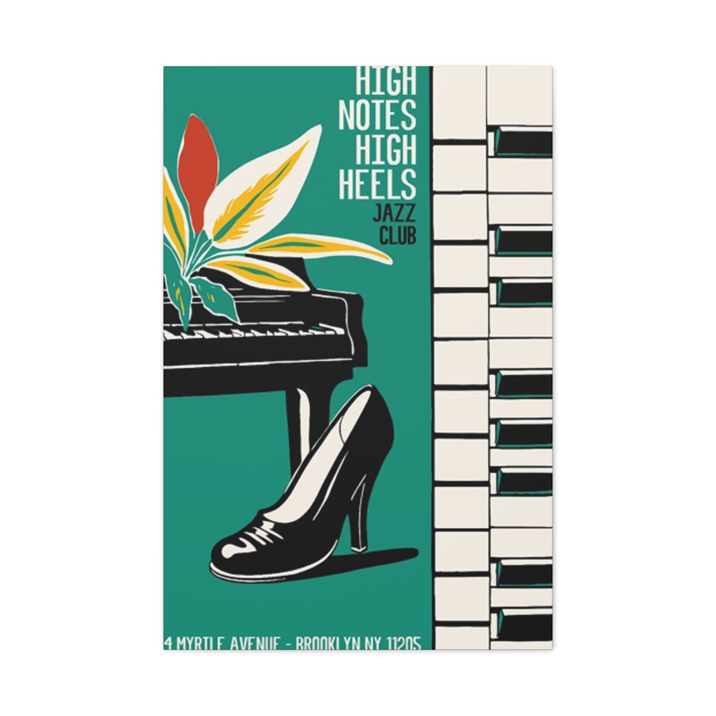 High Notes High Heels Wall Art & Canvas Prints