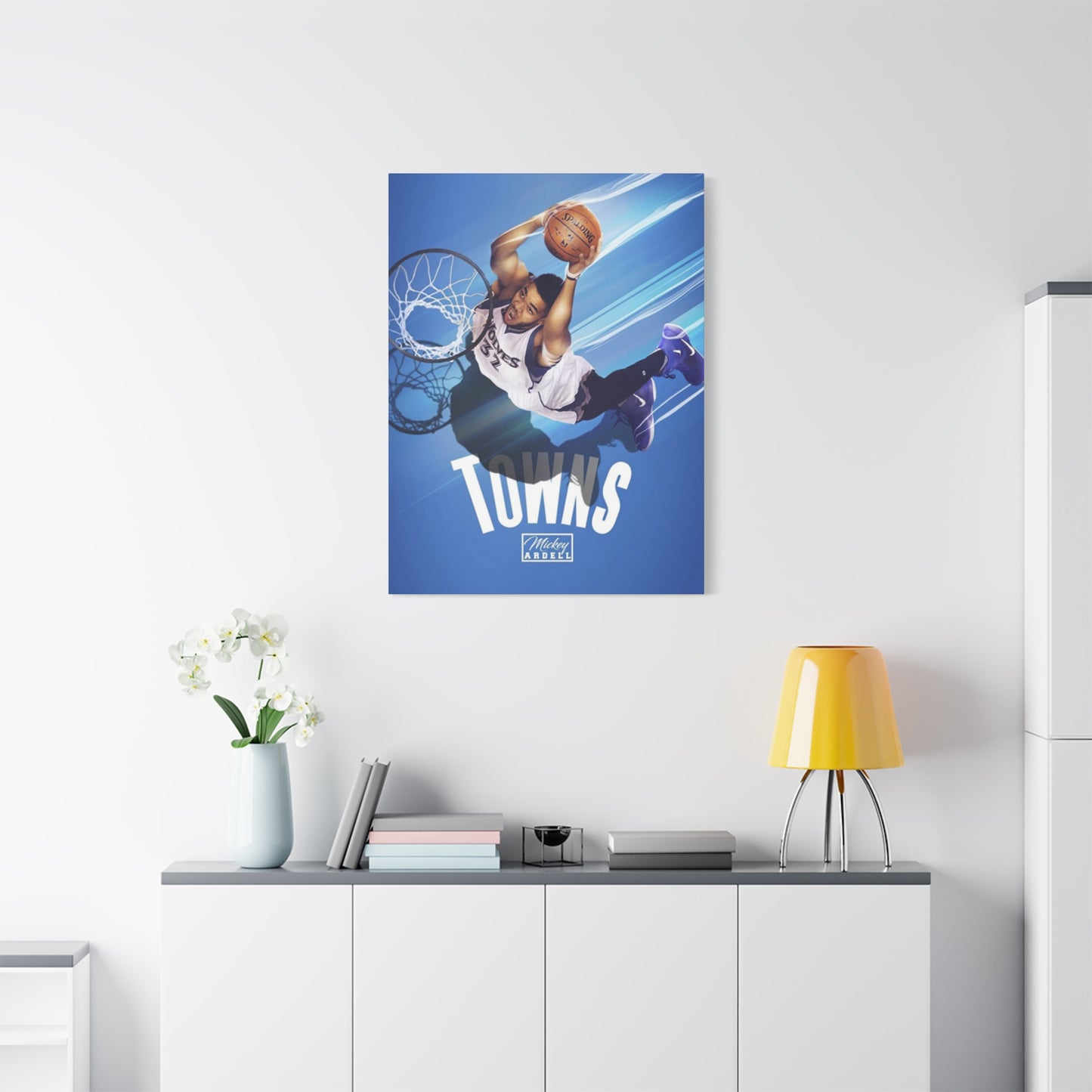 Towns Basketball Poster Wall Art & Canvas Prints