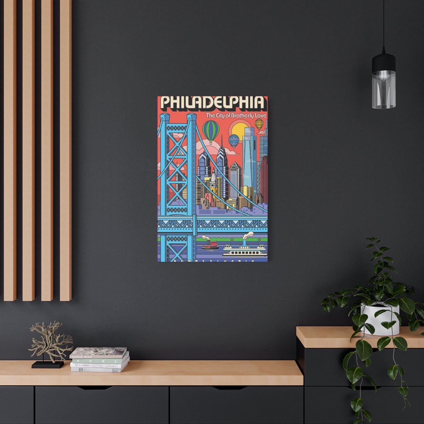 The City Of Brotherly Love Poster Wall Art & Canvas Prints