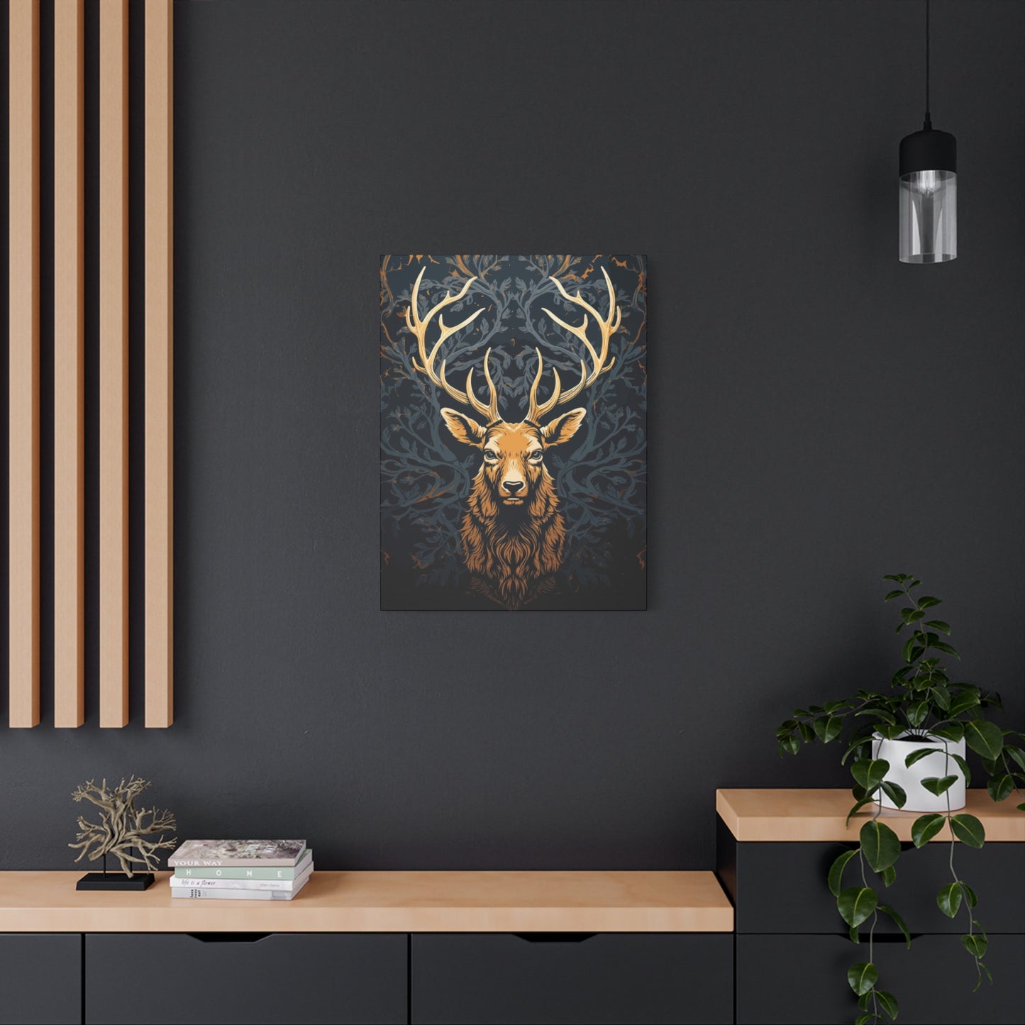 Deer Tattoo Wall Art & Canvas Prints
