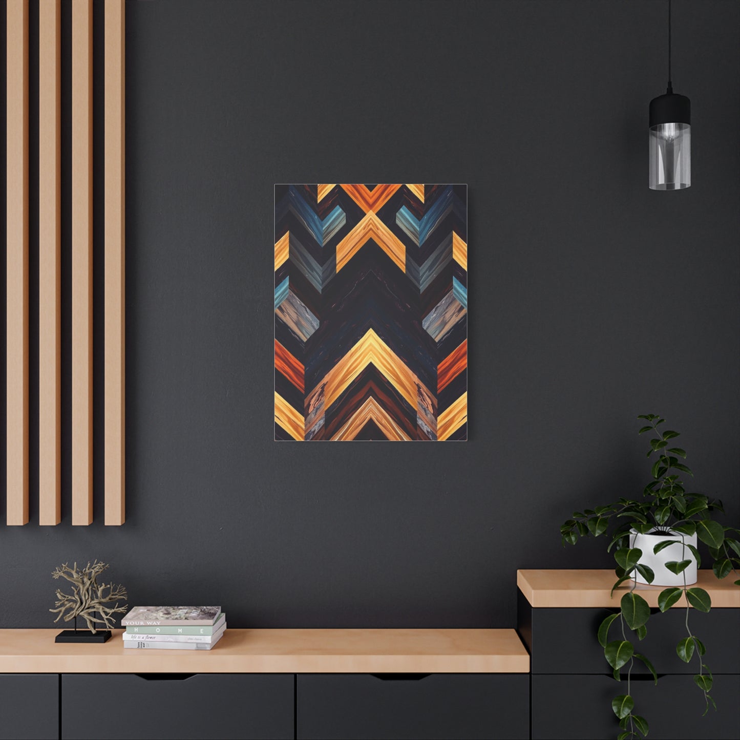 Vision Chevron Pattern Art Art Wall Art & Canvas Print