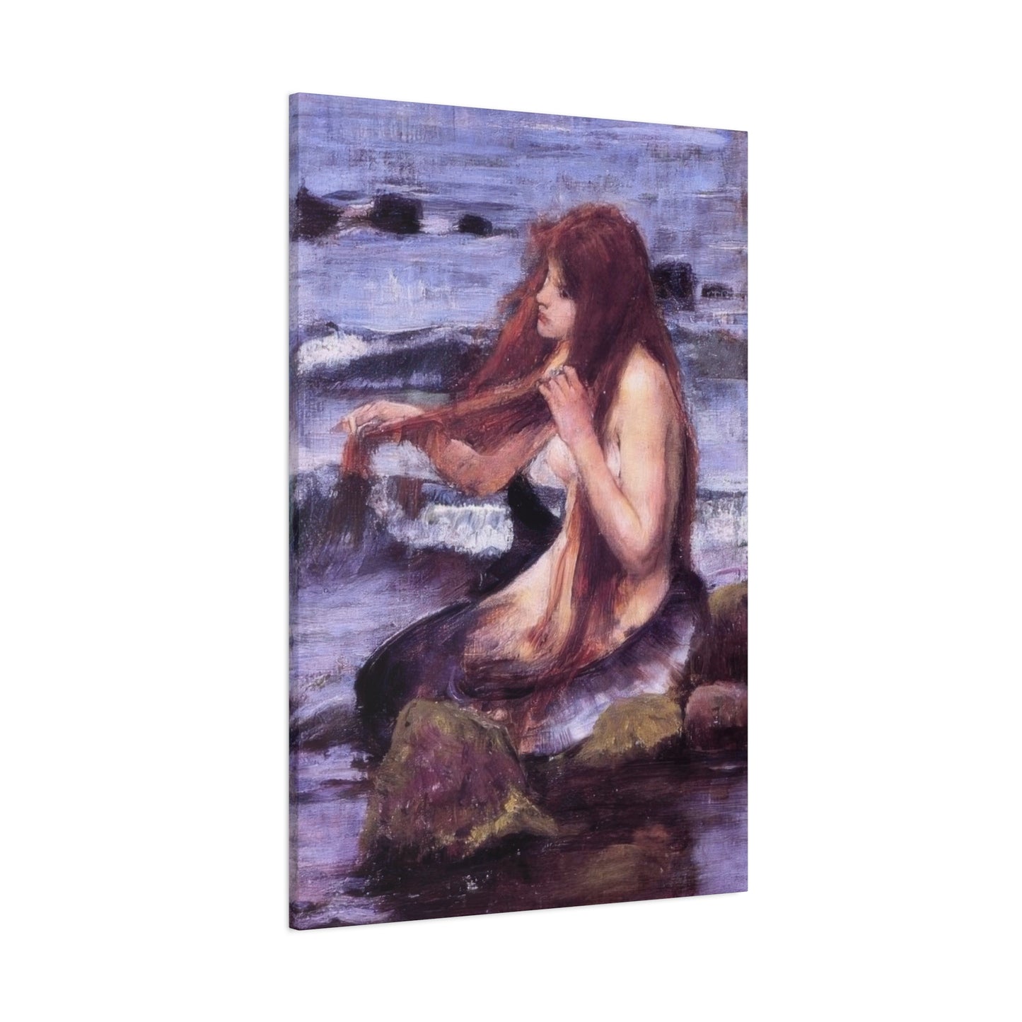 John William Sketch For A Mermaid Wall Art & Canvas Prints