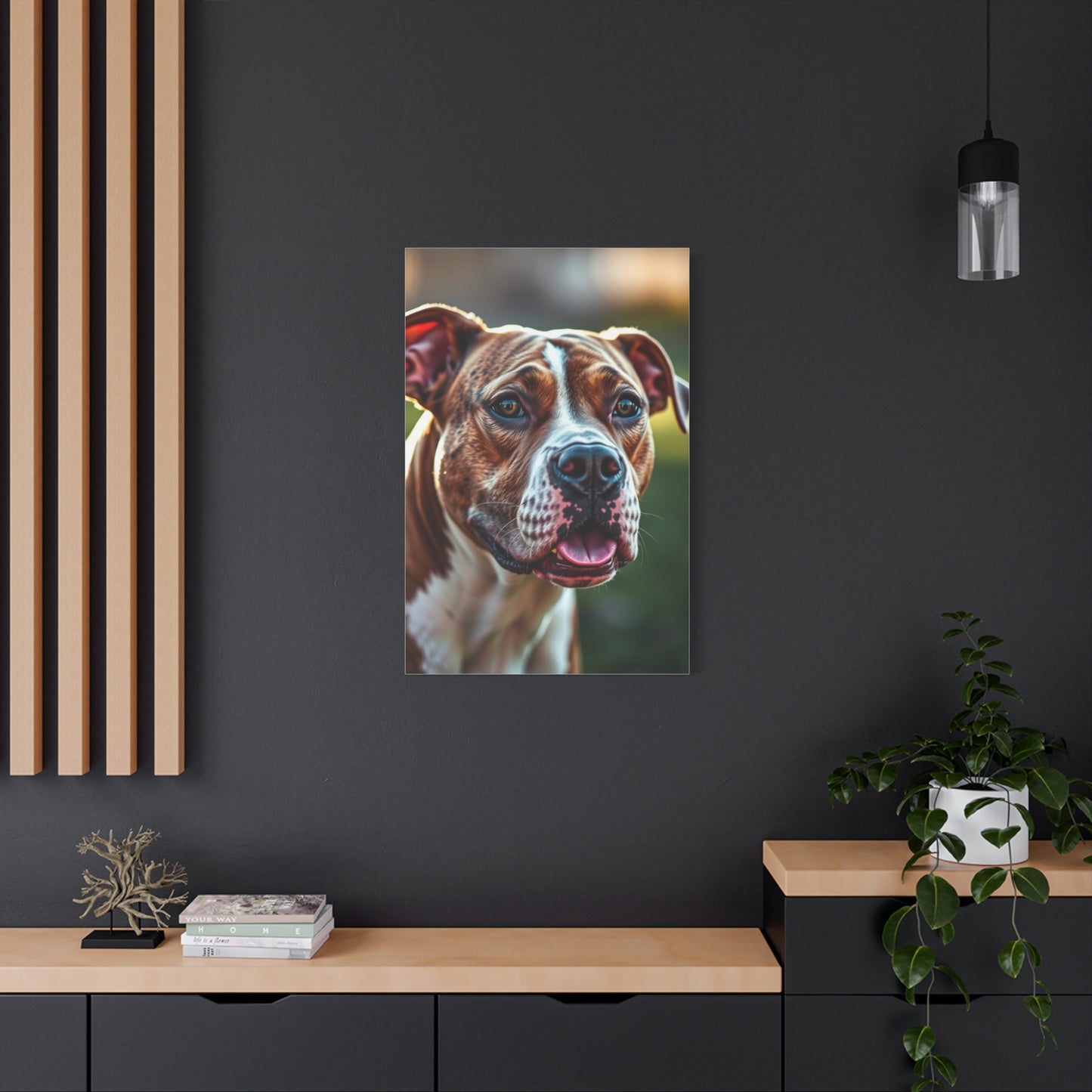 Pit Bull Art Supreme Gallery Wall Art & Canvas Print