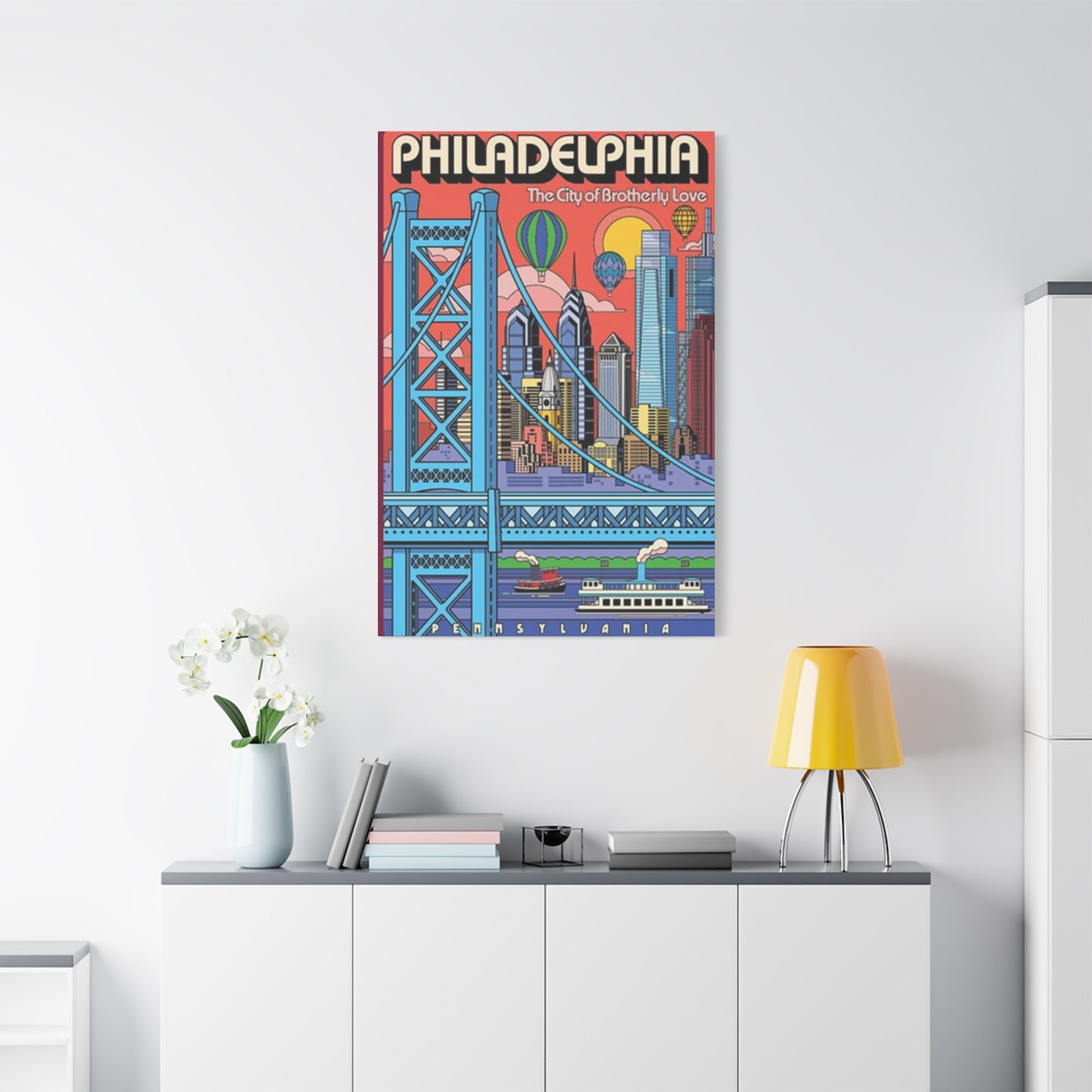The City Of Brotherly Love Poster Wall Art & Canvas Prints