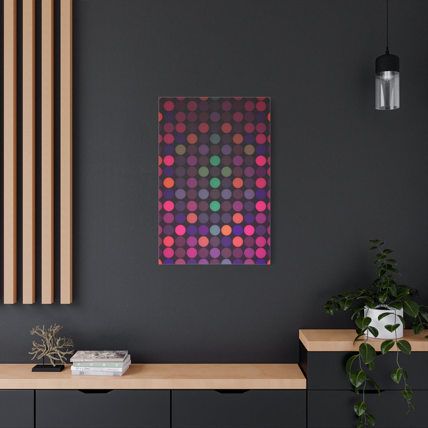 Masterpiece Polka Dot Pattern Art Vision Wall Art & Canvas Print