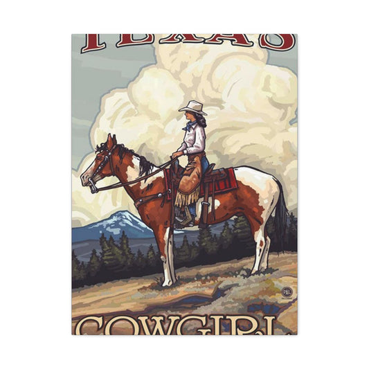 Texas Cowgirl Wall Art & Canvas Prints