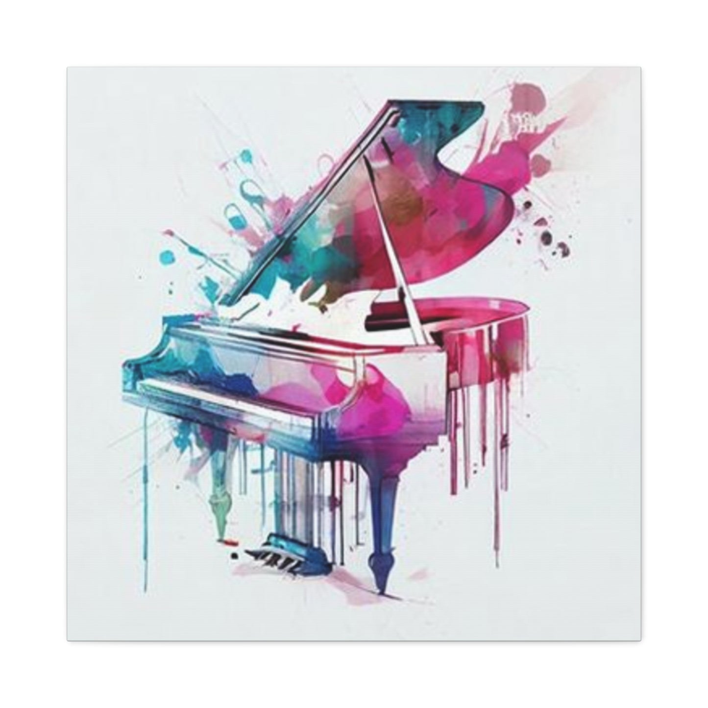 Colorful Piano Painting Wall Art & Canvas Prints