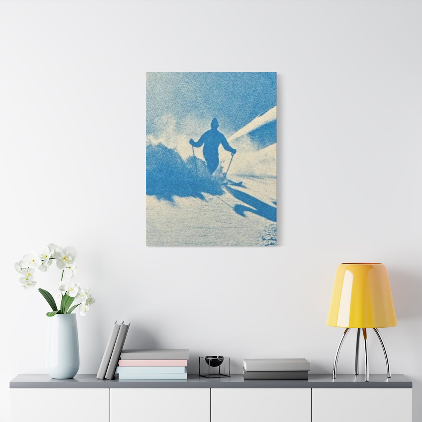 Crystal Snow Skiing Wall Art & Canvas Prints