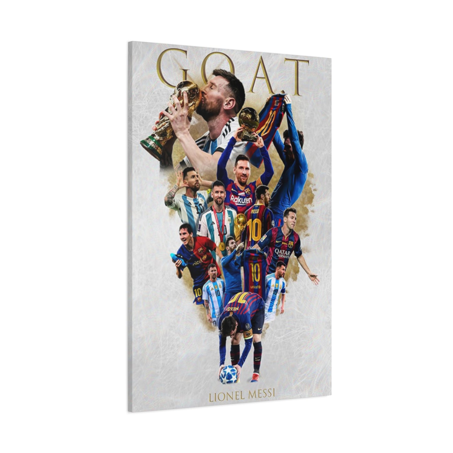 Leonel Messi The GOAT Wall Art & Canvas Prints