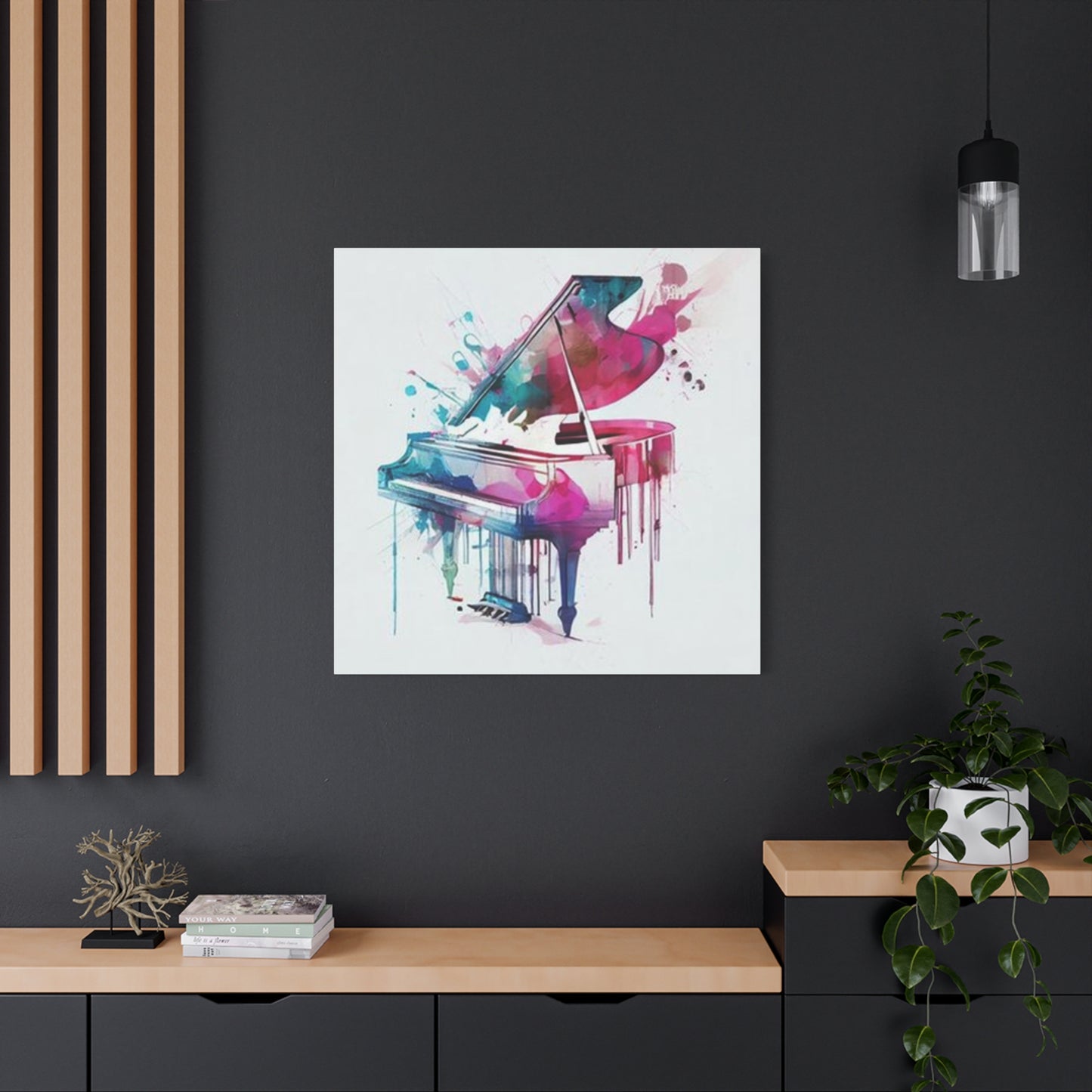 Colorful Piano Painting Wall Art & Canvas Prints