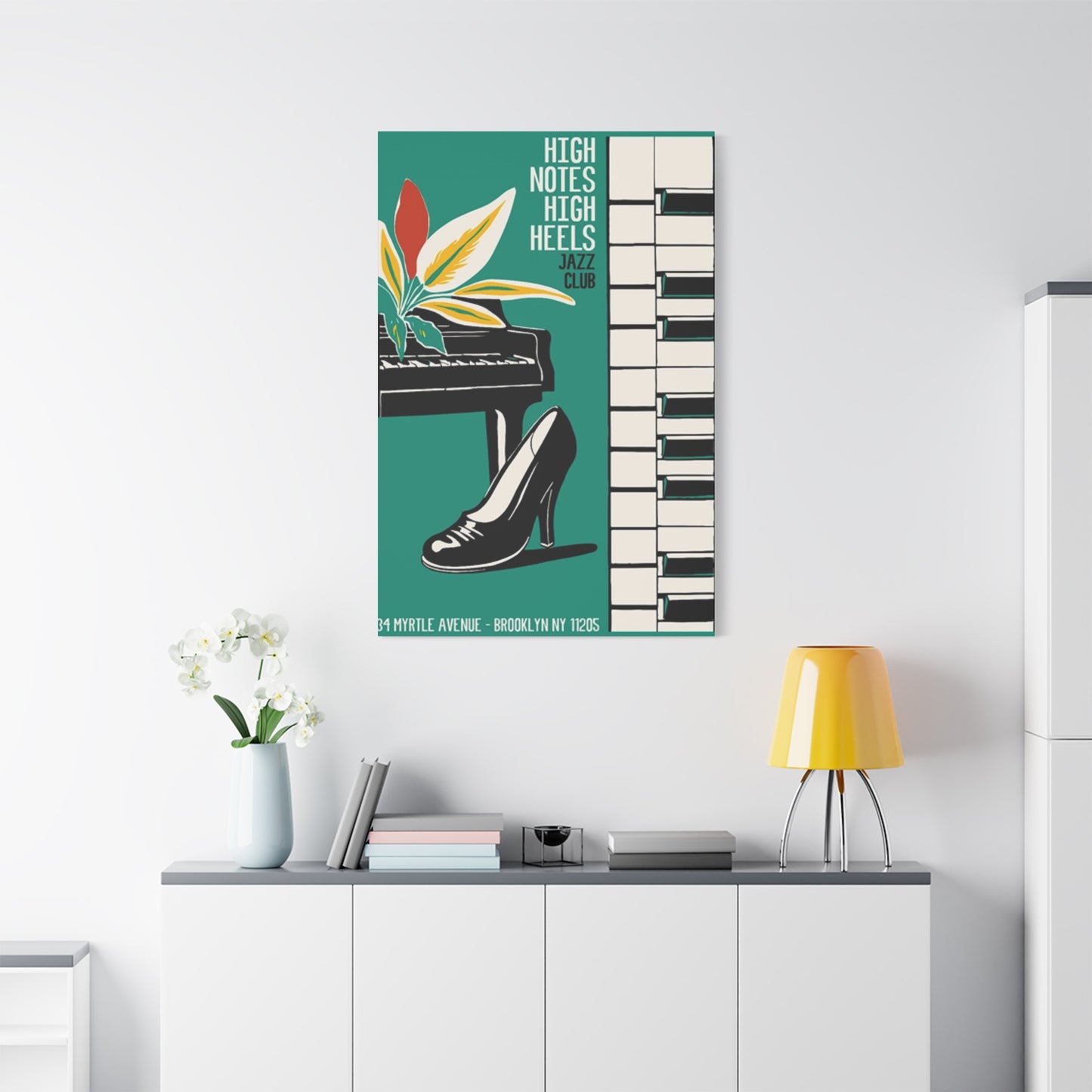 High Notes High Heels Wall Art & Canvas Prints