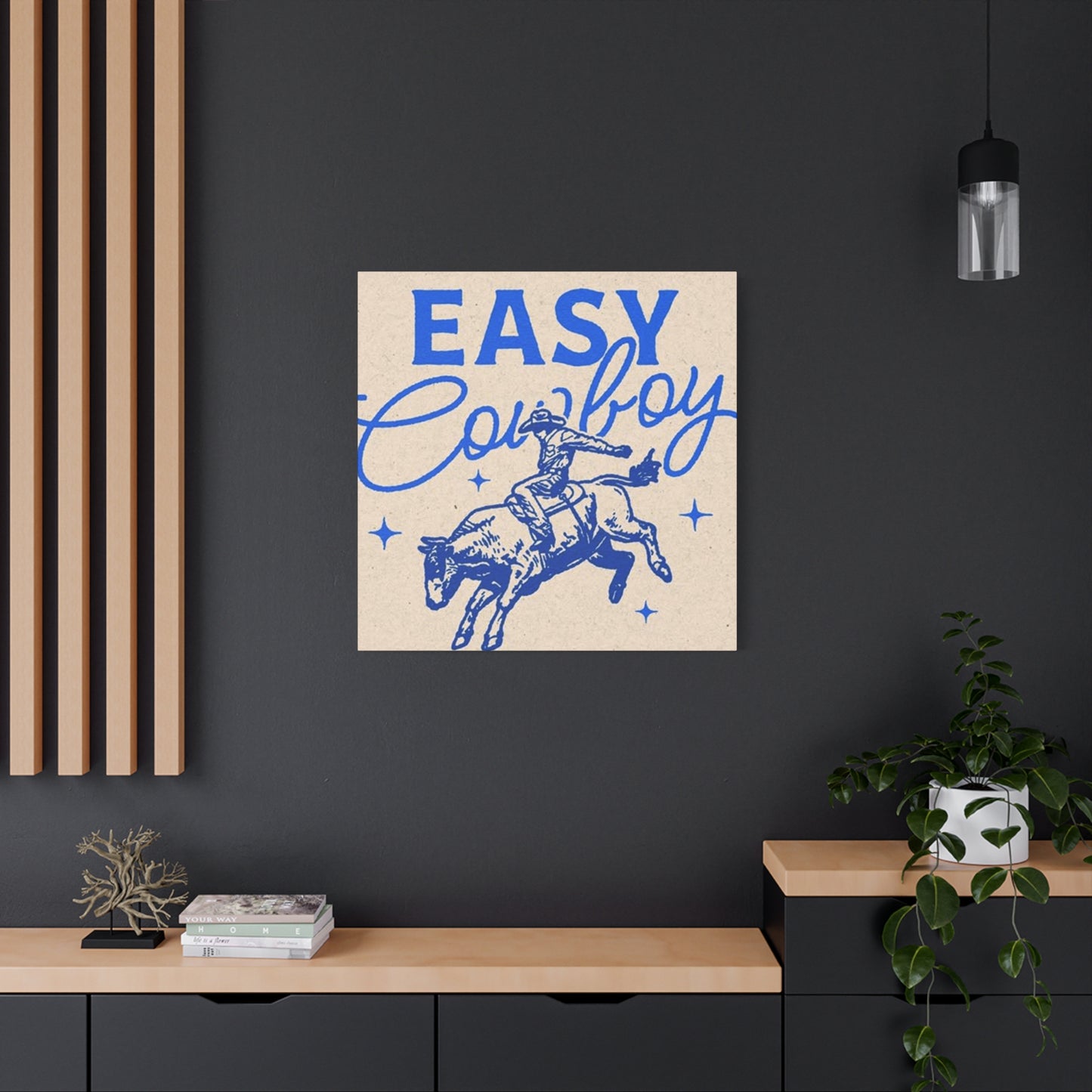 Easy Cowboy Drawing Wall Art & Canvas Prints