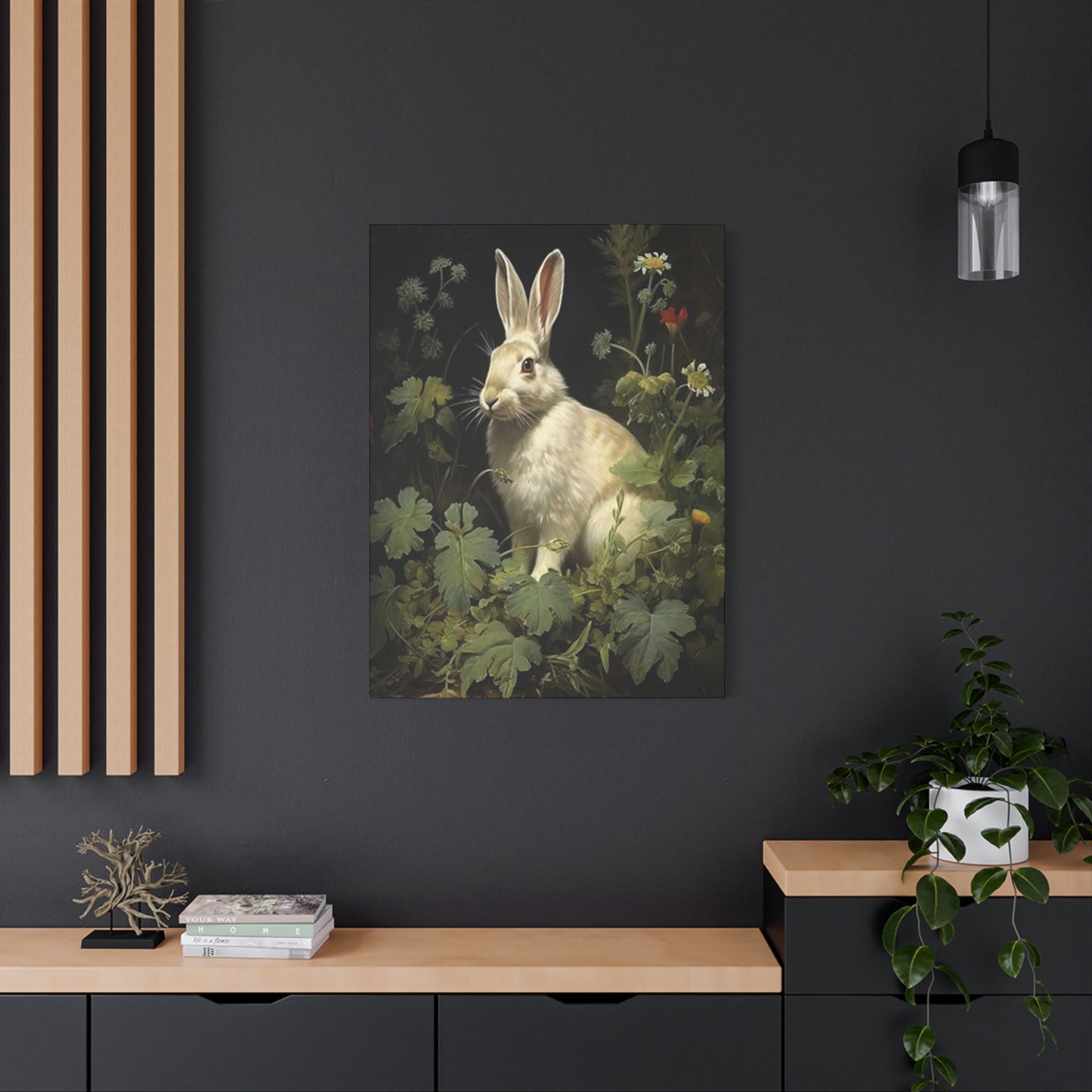 The Small White Rabbit Wall Art & Canvas Prints