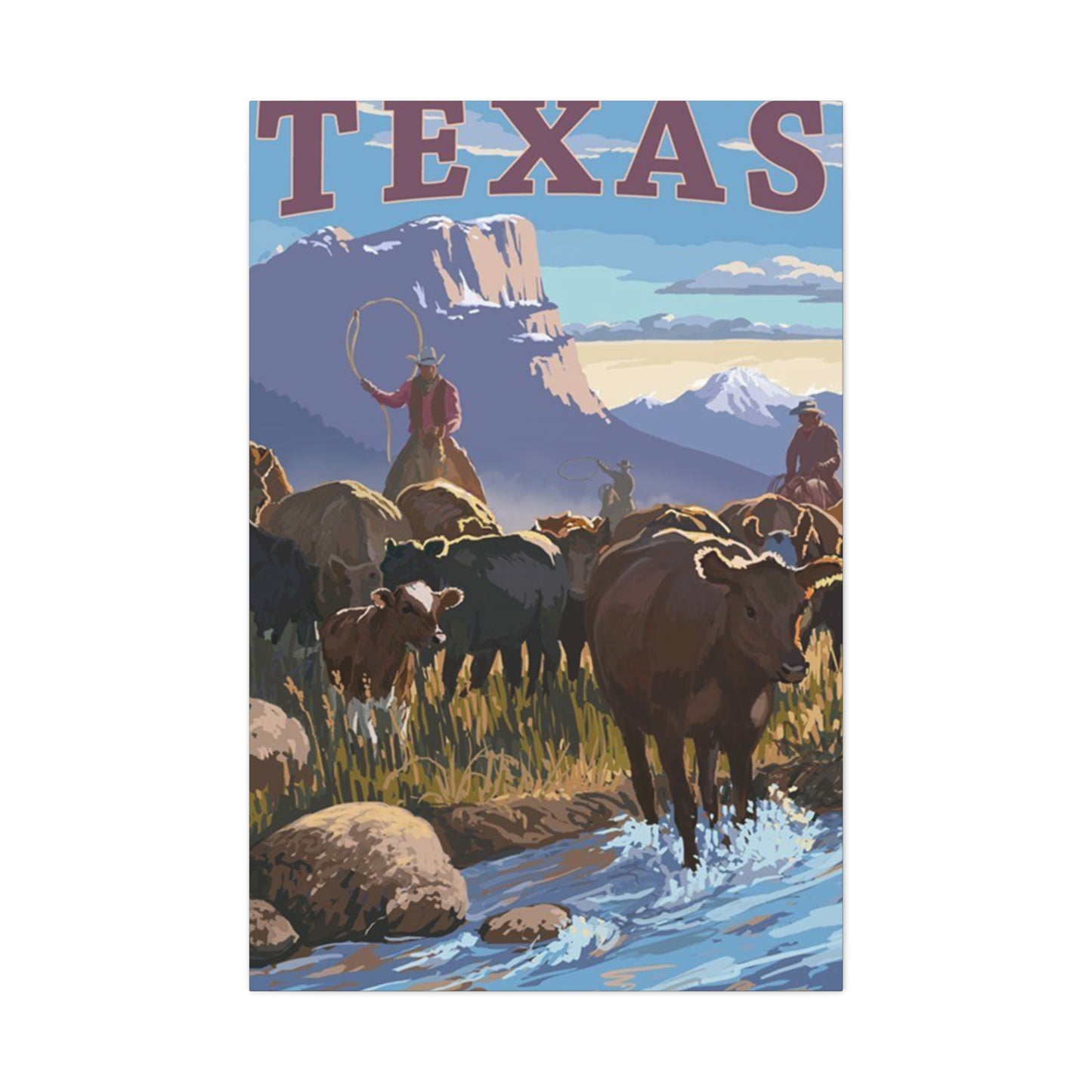 Cowboys Of Texas Poster Wall Art & Canvas Prints