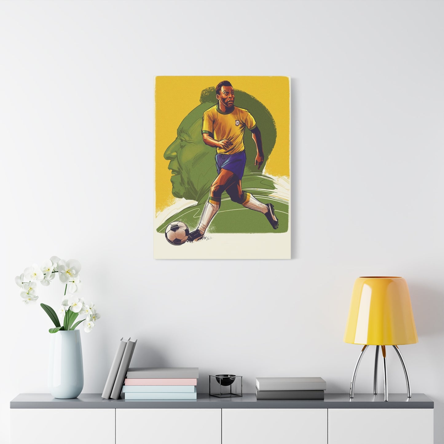 Football Player Poster Wall Art & Canvas Prints