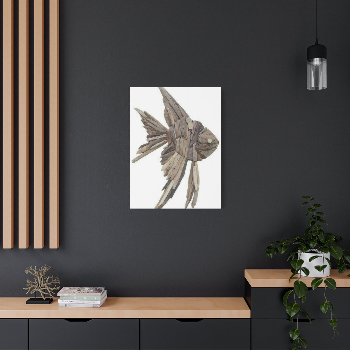 Driftwood Fish 2 Wall Art & Canvas Prints