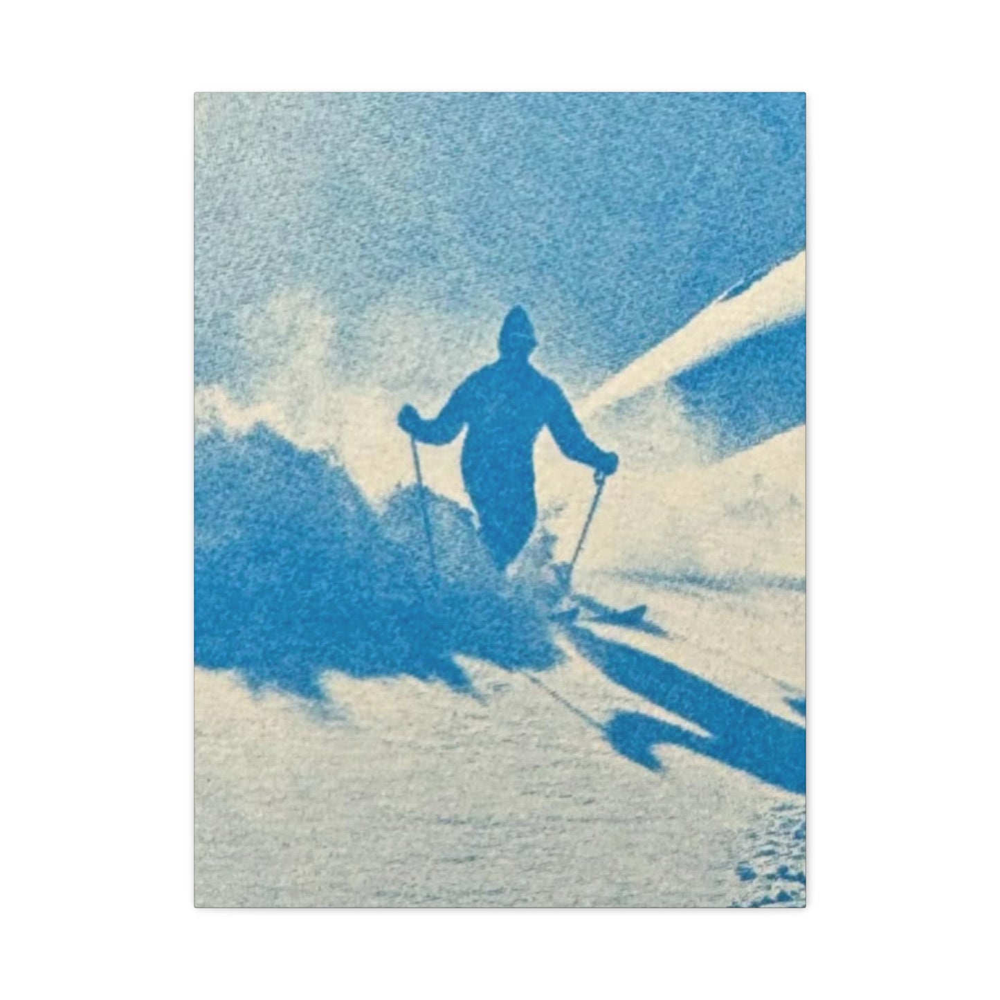 Crystal Snow Skiing Wall Art & Canvas Prints