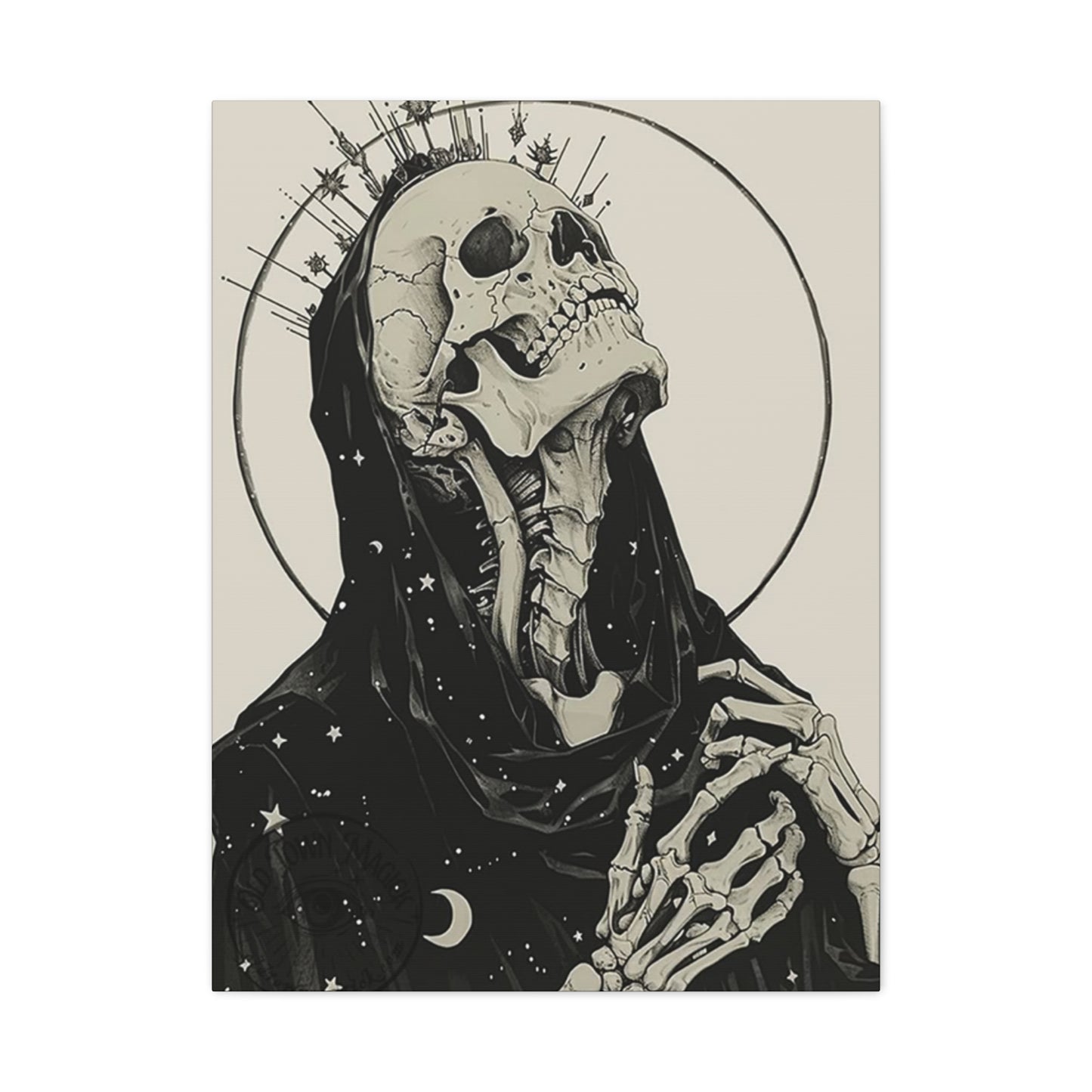 Covered Skeleton Cloth Poster Wall Art & Canvas Prints