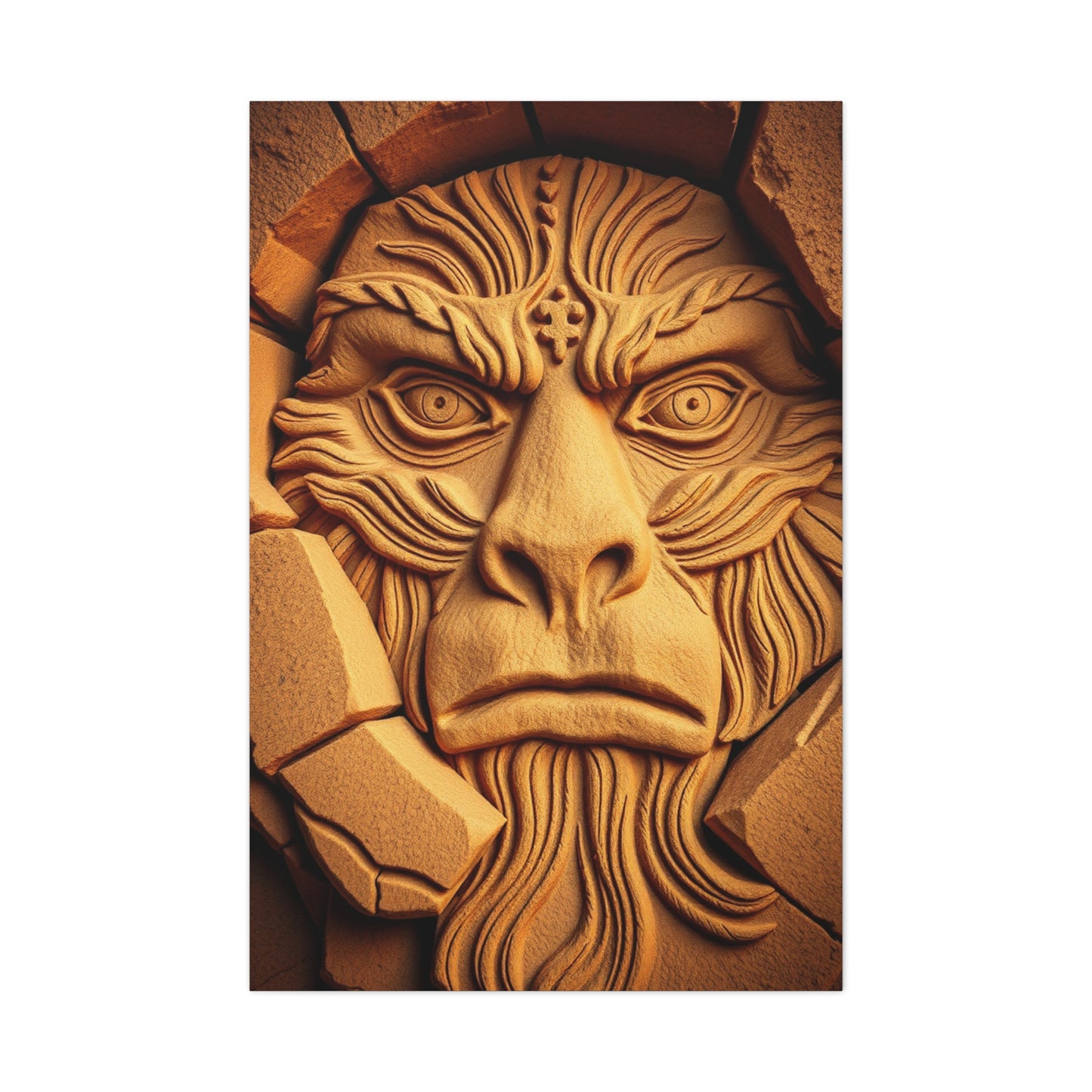 Vision Cave Man Art Art Wall Art & Canvas Print