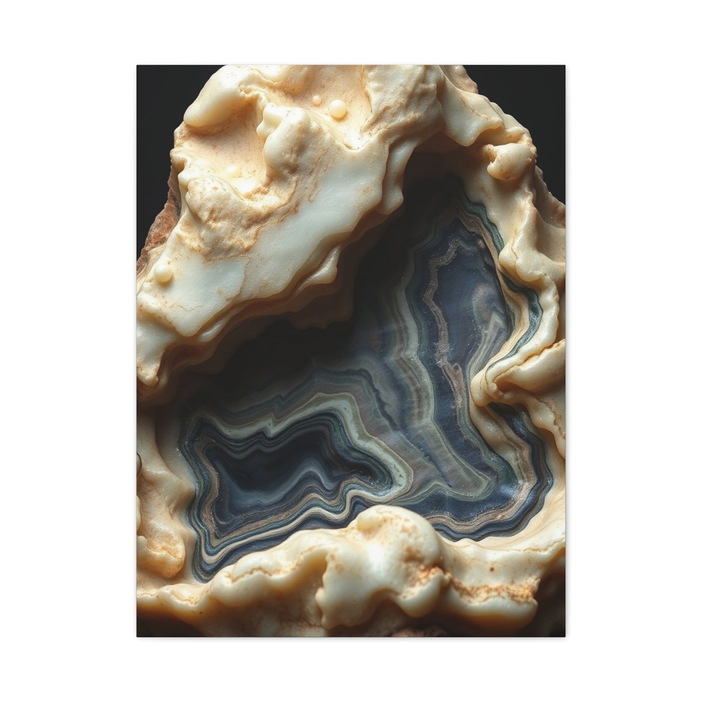 Vision Charcoal, Onyx, and Ivory Art Art Wall Art & Canvas Print