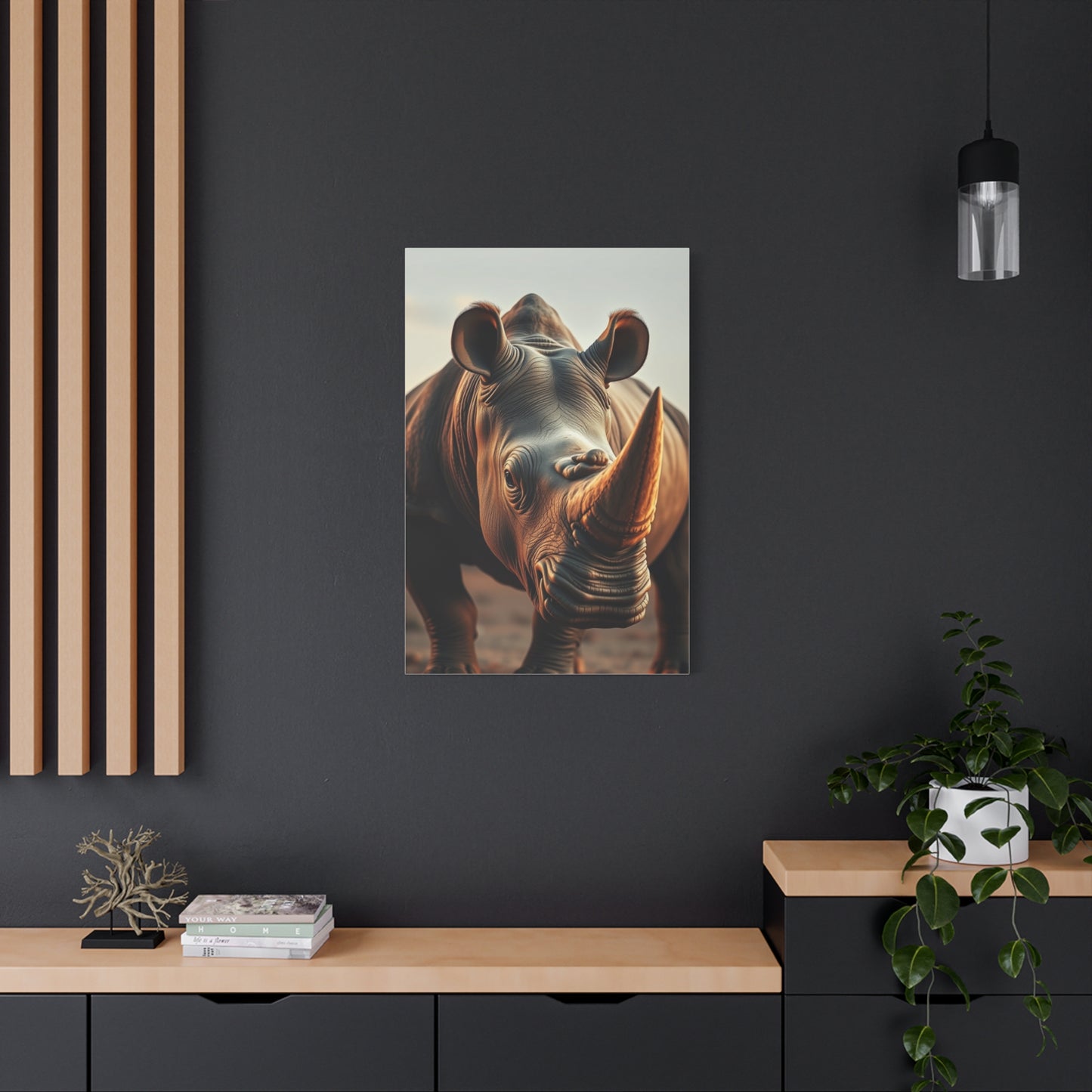 Elite Rhinoceros Art Vision Wall Art & Canvas Print
