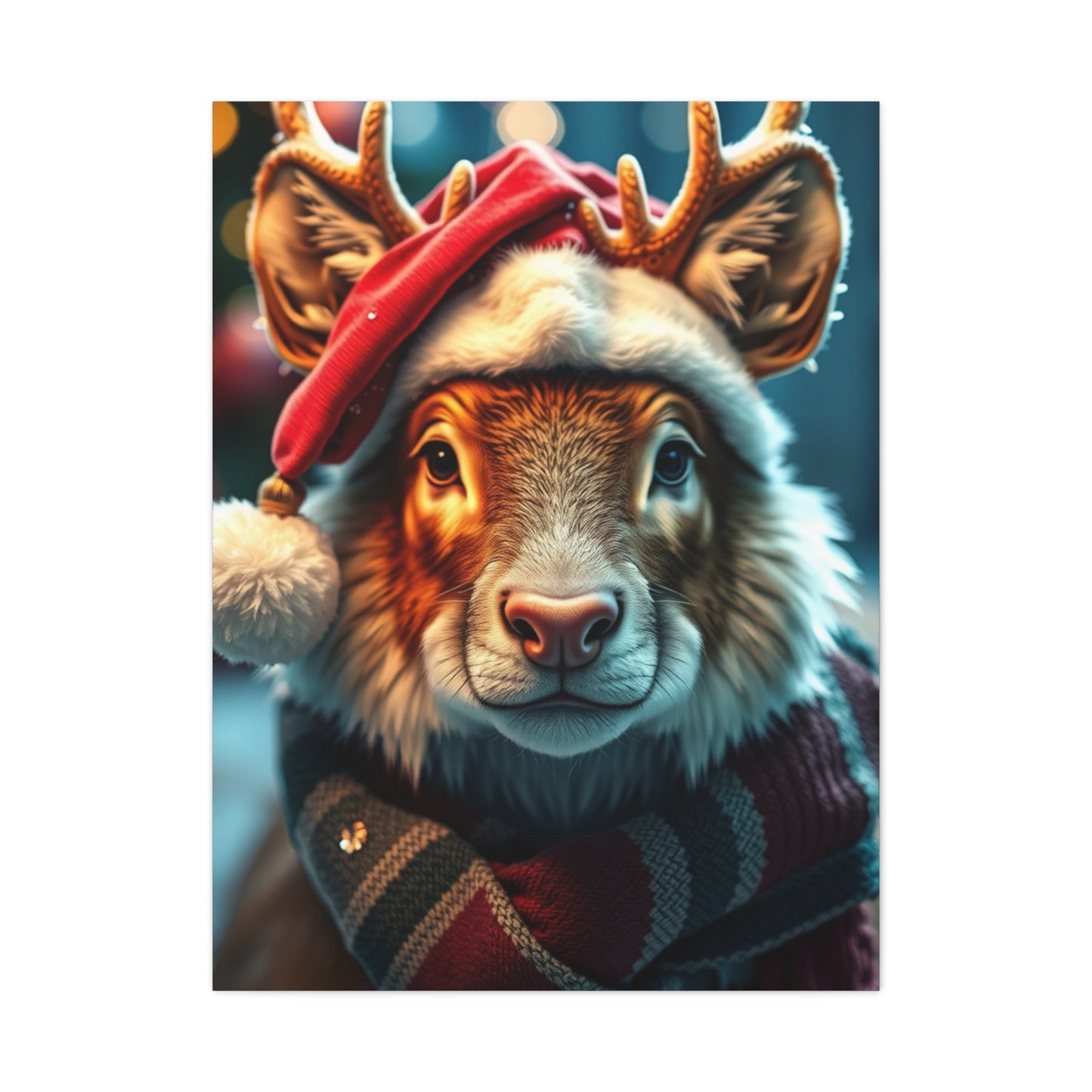 Elite Christmas Animal Art Vision Wall Art & Canvas Print