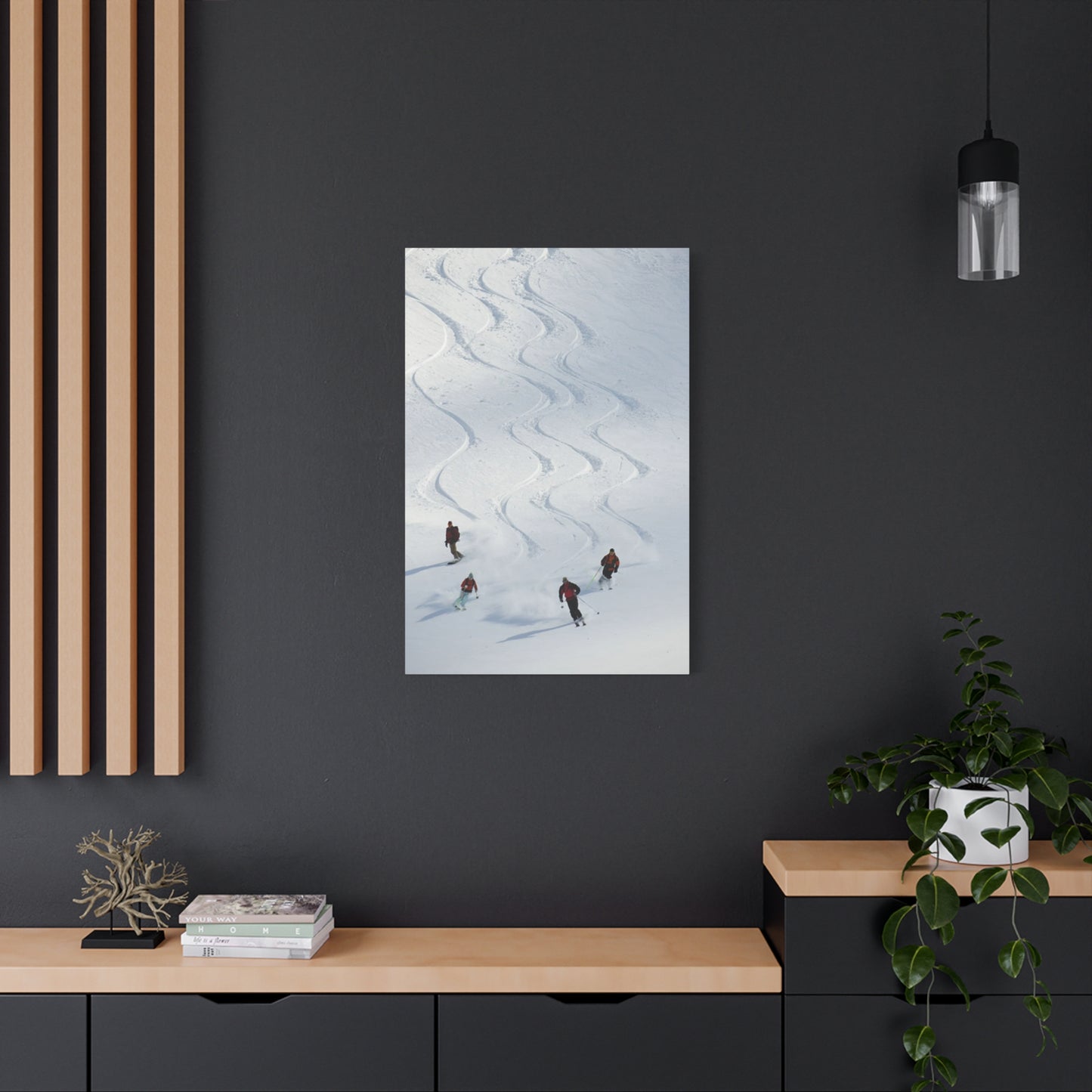 The Four Skiers Wall Art & Canvas Prints