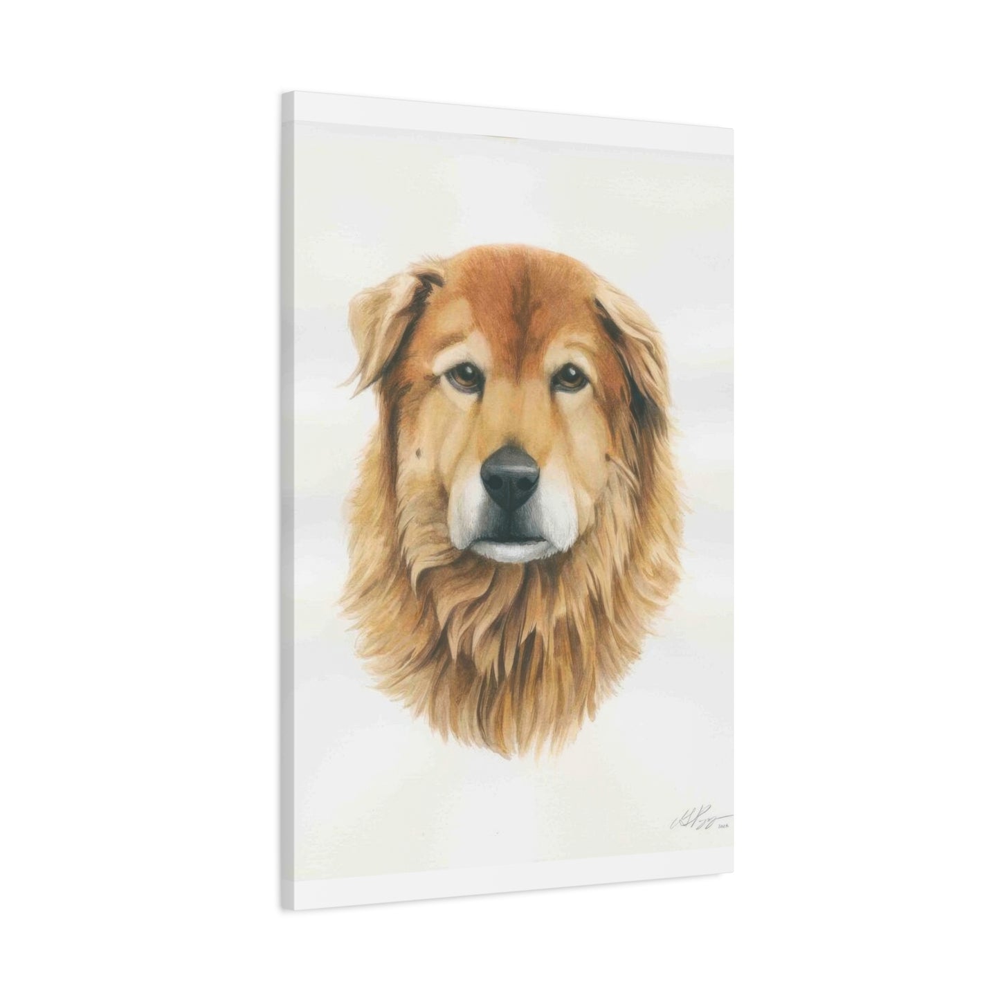 Grace Pop Furry Dog Wall Art & Canvas Prints