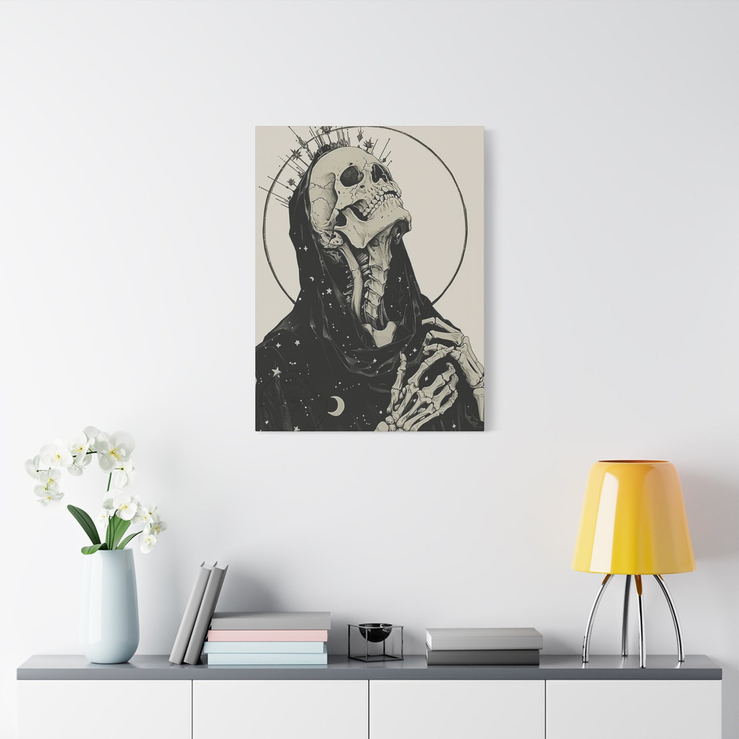 Covered Skeleton Cloth Poster Wall Art & Canvas Prints