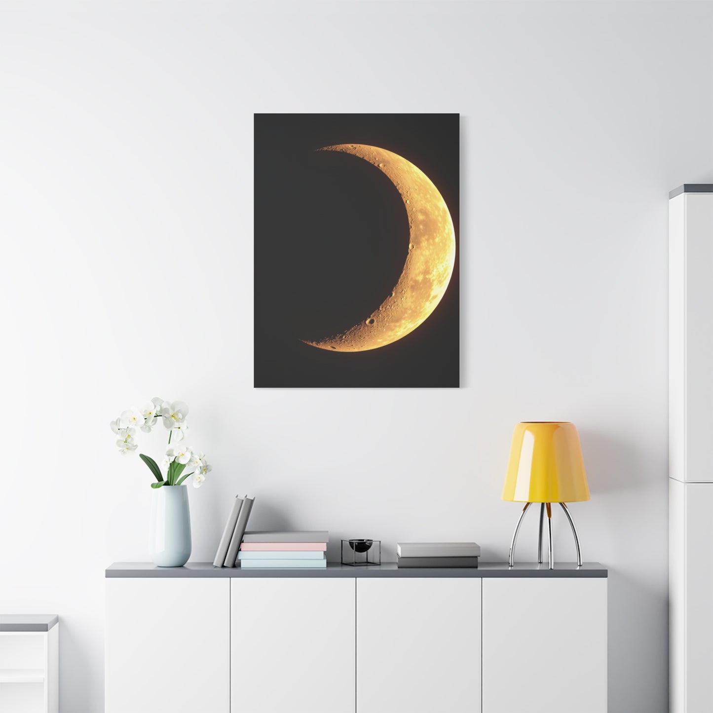 Crescent Moon Art Refined Canvas Wall Art & Canvas Print