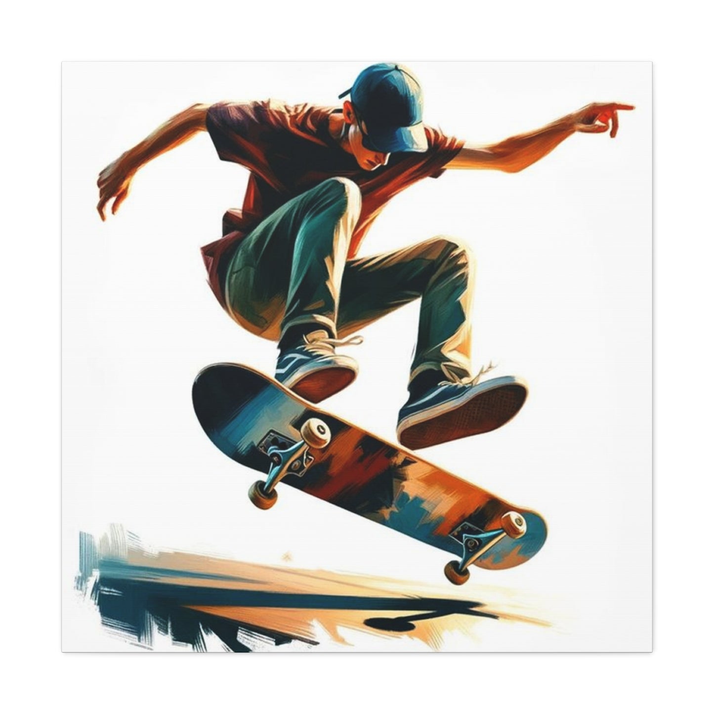 Skateboard Graffiti Wall Art & Canvas Prints