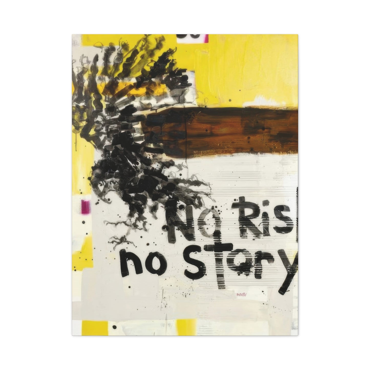 Kent Youngstrom No Risk No Story Yellow Wall Art & Canvas Prints