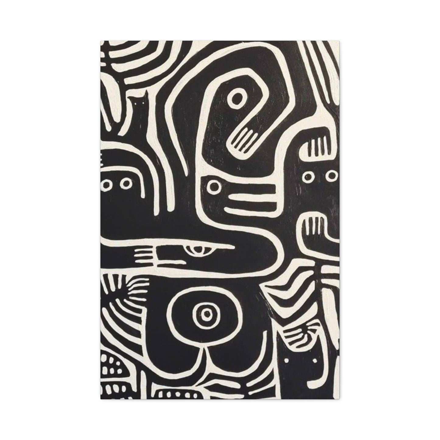 Monochrome Black Cat Wall Art & Canvas Prints