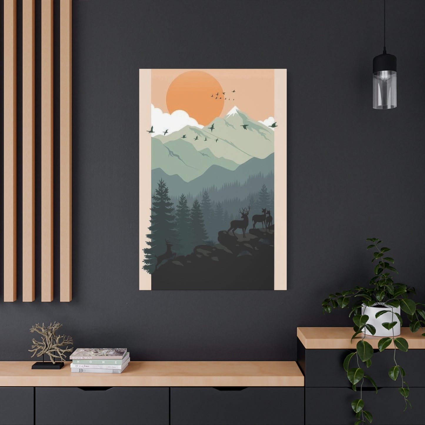 Forest Landscape Abstract Wall Art & Canvas Prints