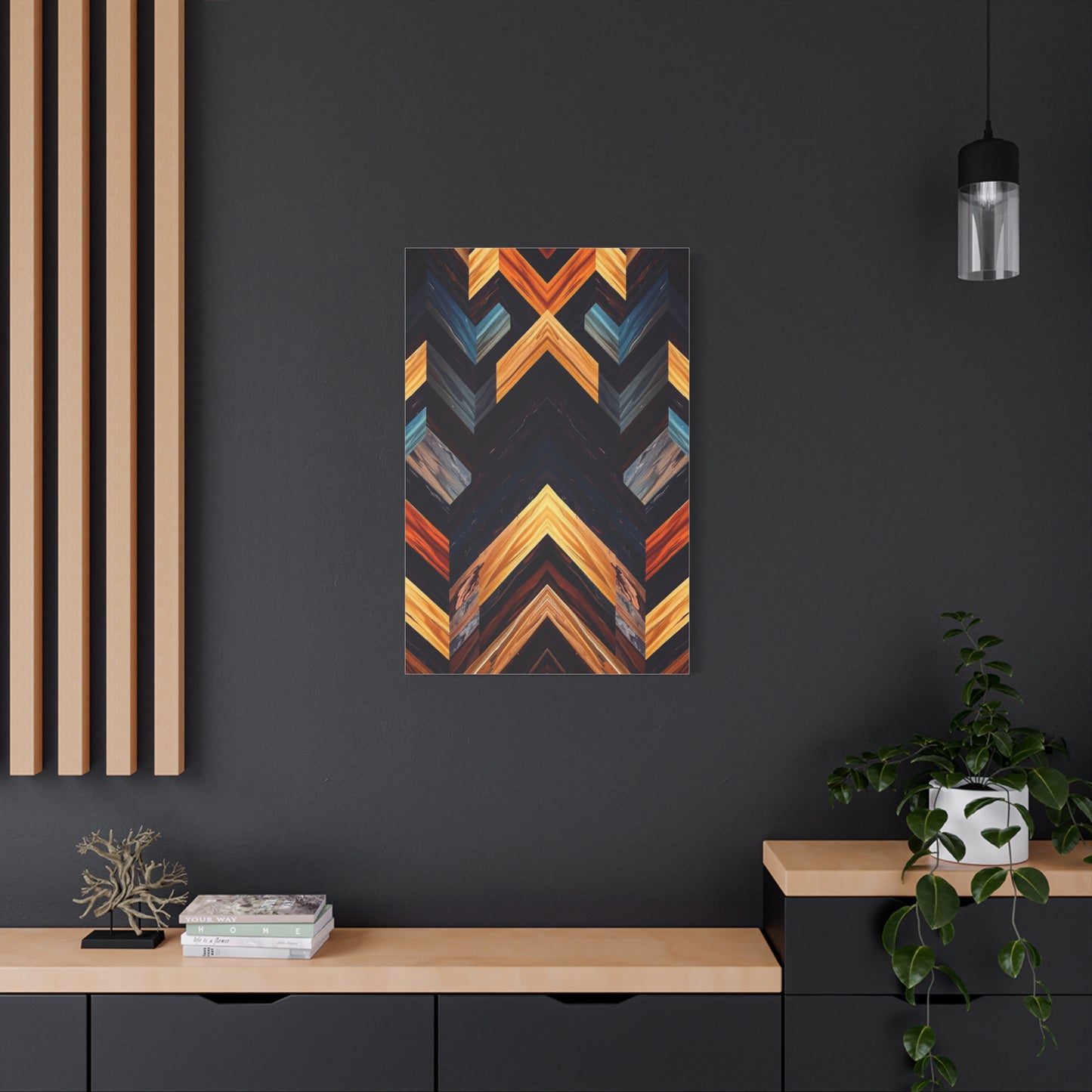 Vision Chevron Pattern Art Art Wall Art & Canvas Print