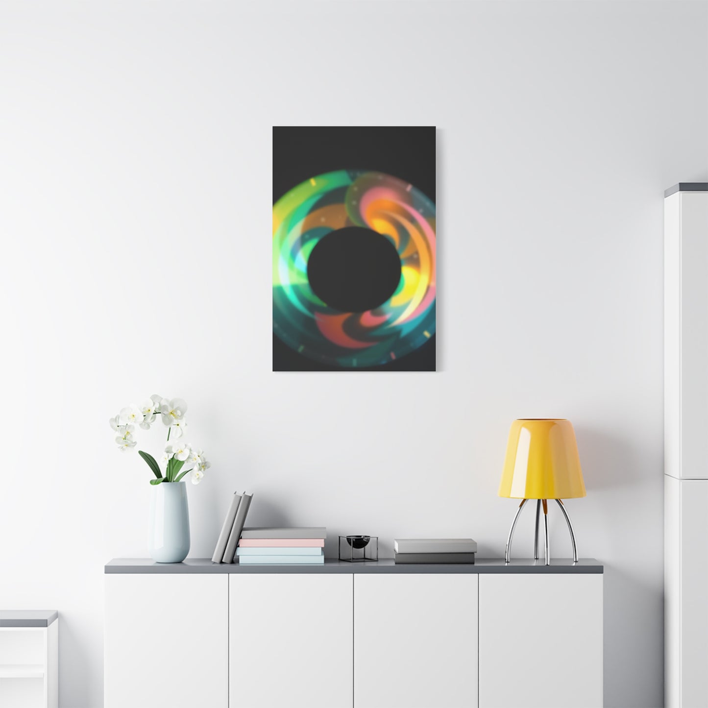 Elite Circular Abstract Art Vision Wall Art & Canvas Print