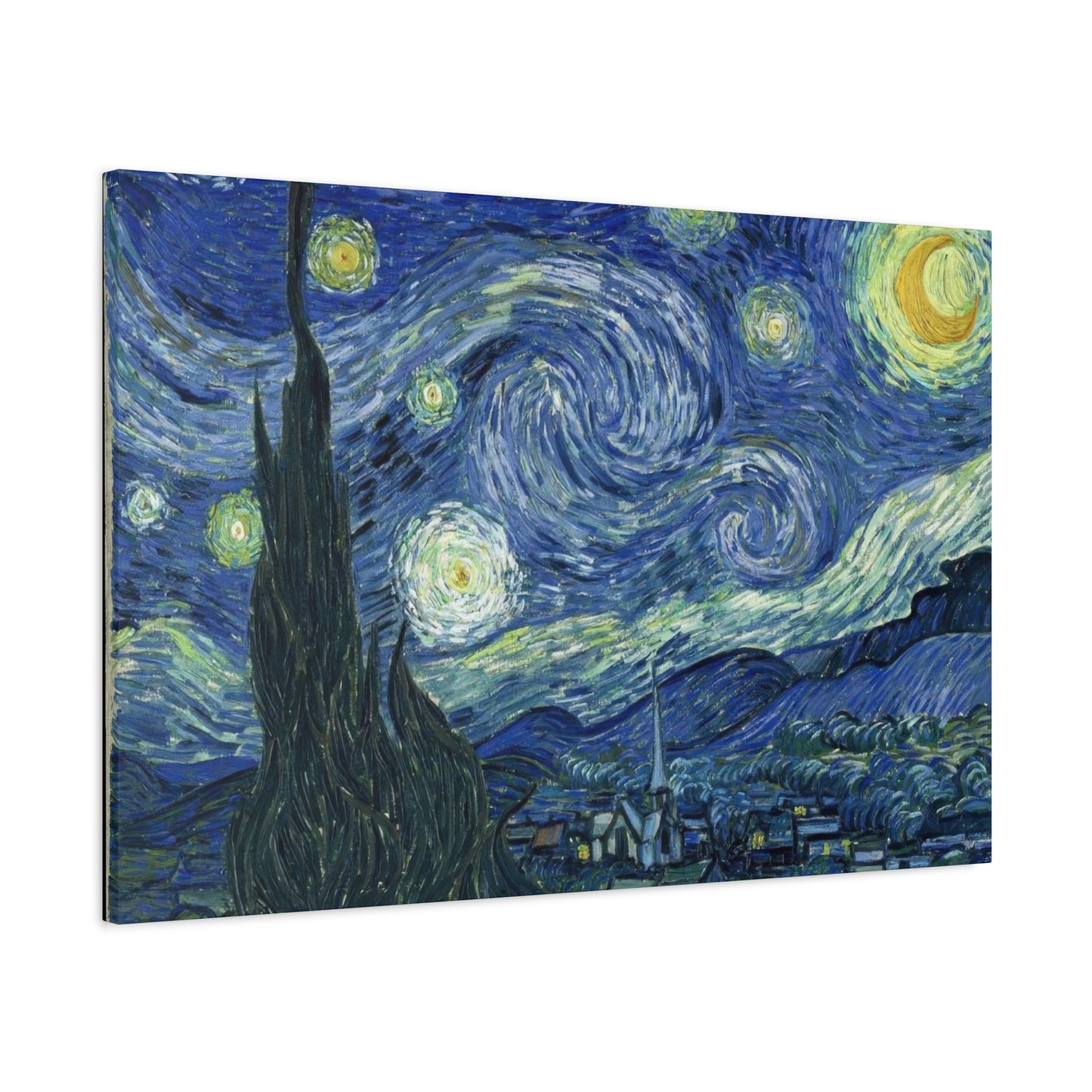 The Starry Night By Vincent Van Gogh Impression Wall Art & Canvas Prints