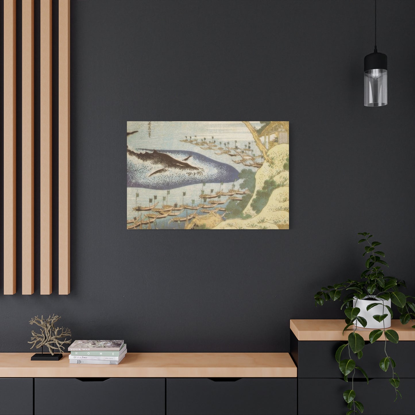 Katsushika Hokusai Whalling Off The Goto Islands Wall Art & Canvas Prints