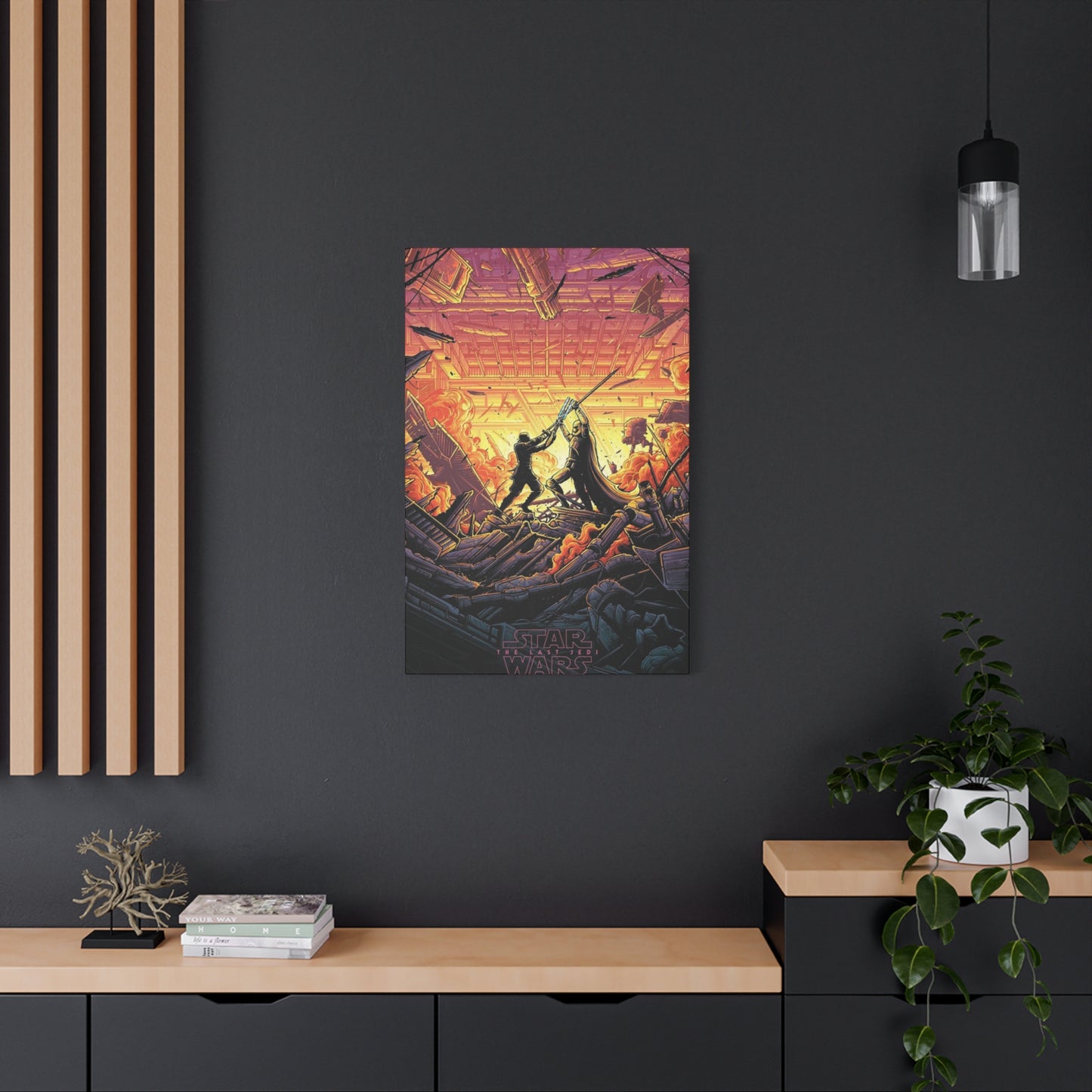 The Last Jedi Fighting Poster Wall Art & Canvas Prints