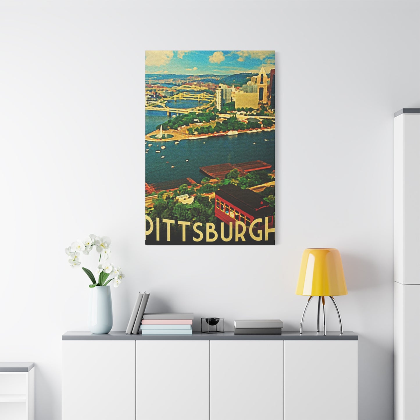 Pittsburgh City View Poster Wall Art & Canvas Prints