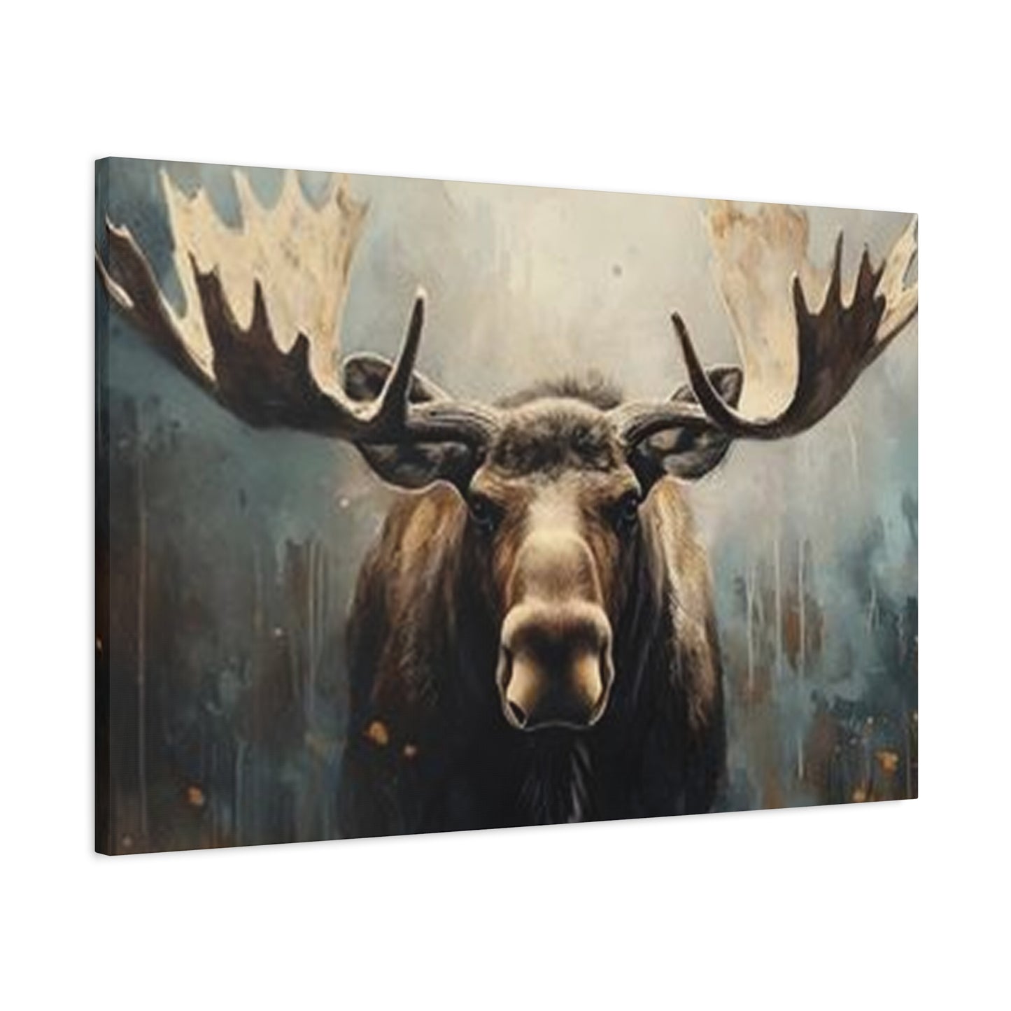 Large Moose Painting Wall Art & Canvas Prints