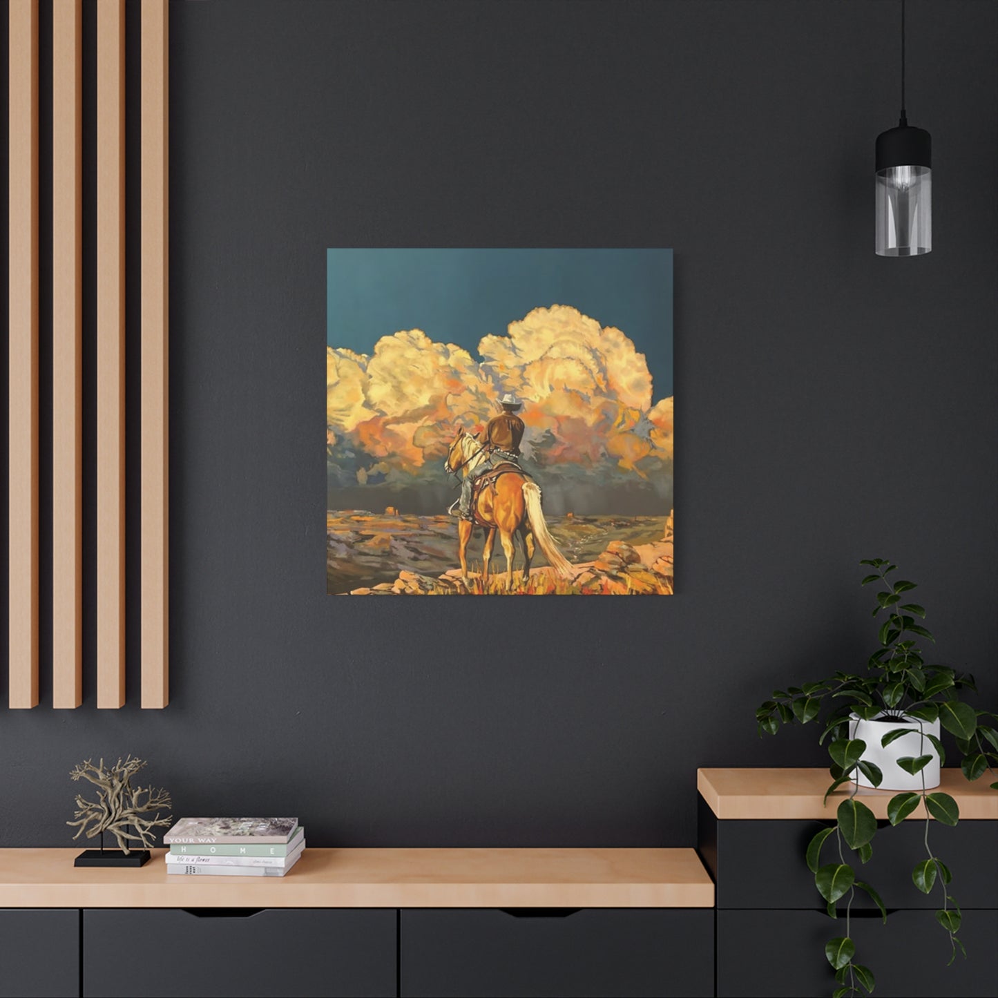 Cowboy In Southwest Wall Art & Canvas Prints