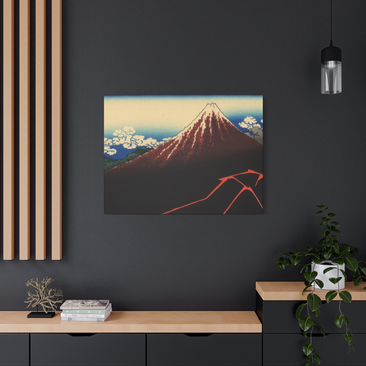 Katsushika Hokusai Shower Below The Summit Wall Art & Canvas Prints